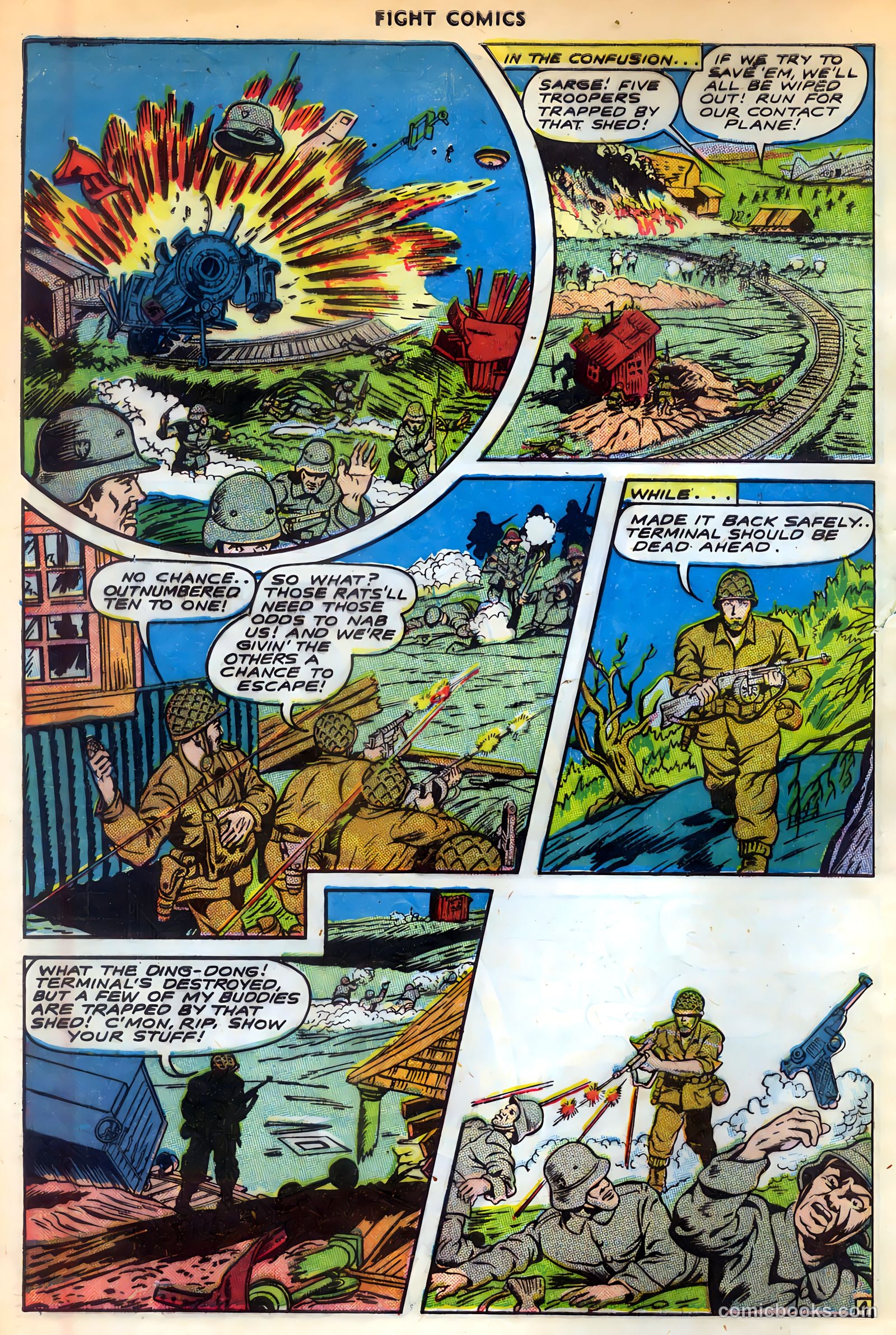 Fight Comics #33 (1944) — page 6 of 52