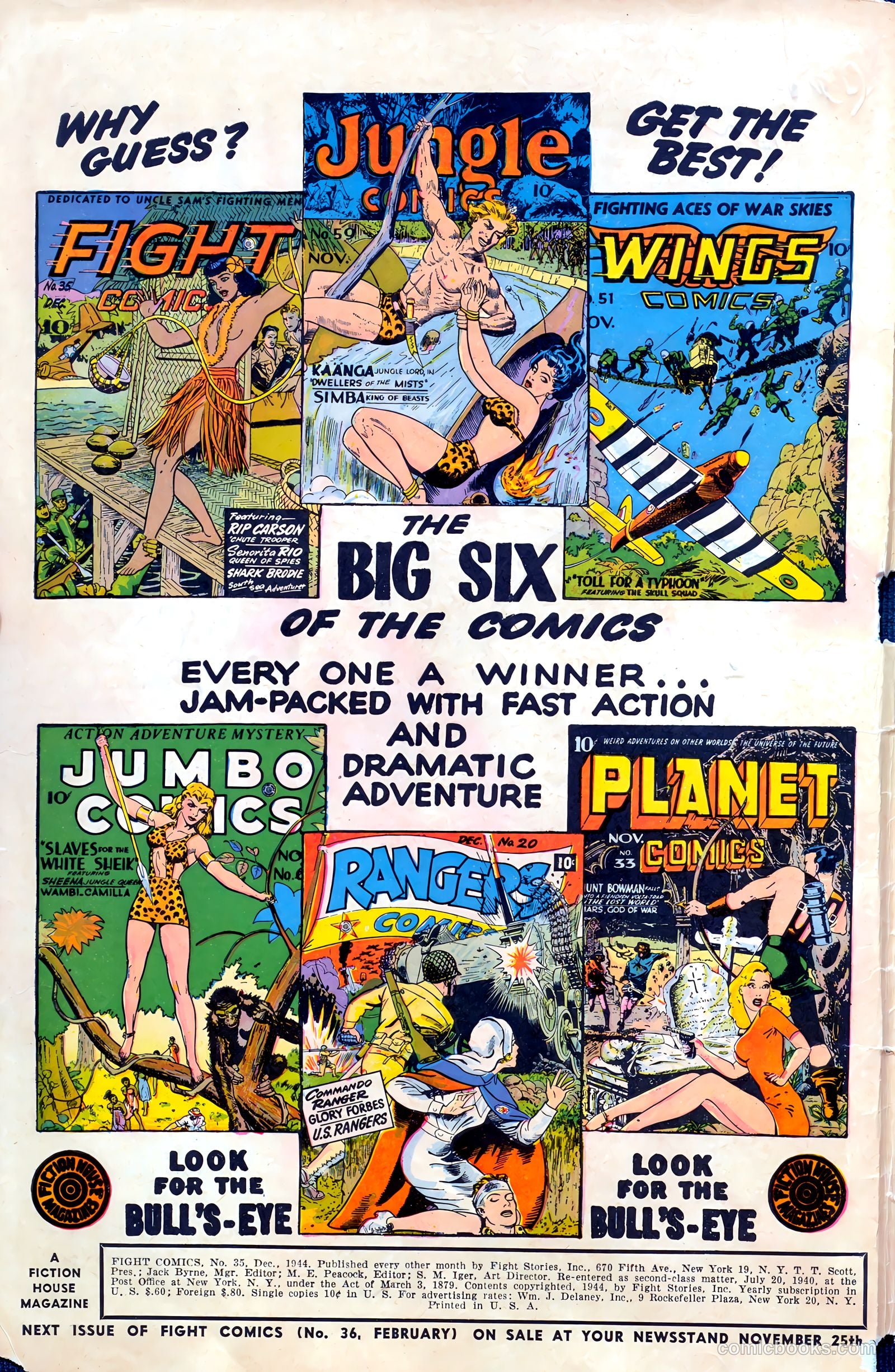 Fight Comics #35 (1944) — page 2 of 52