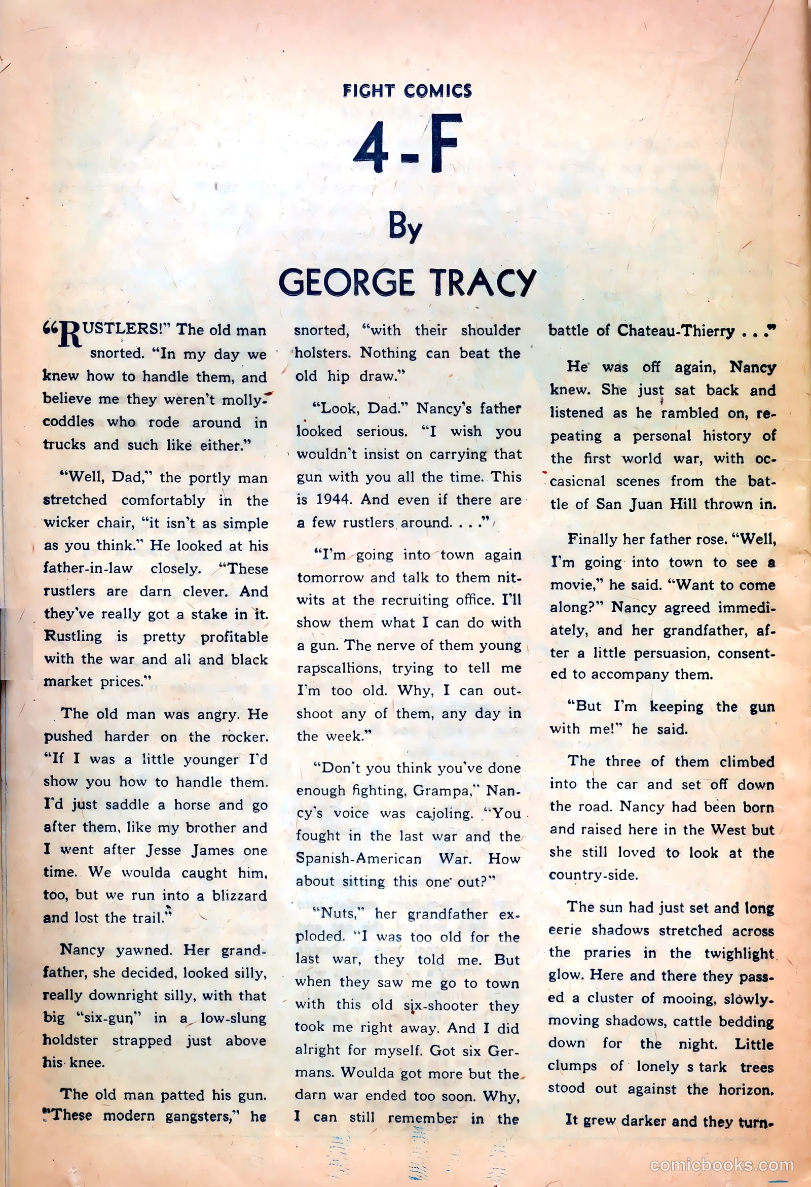 Fight Comics #35 (1944) — page 32 of 52