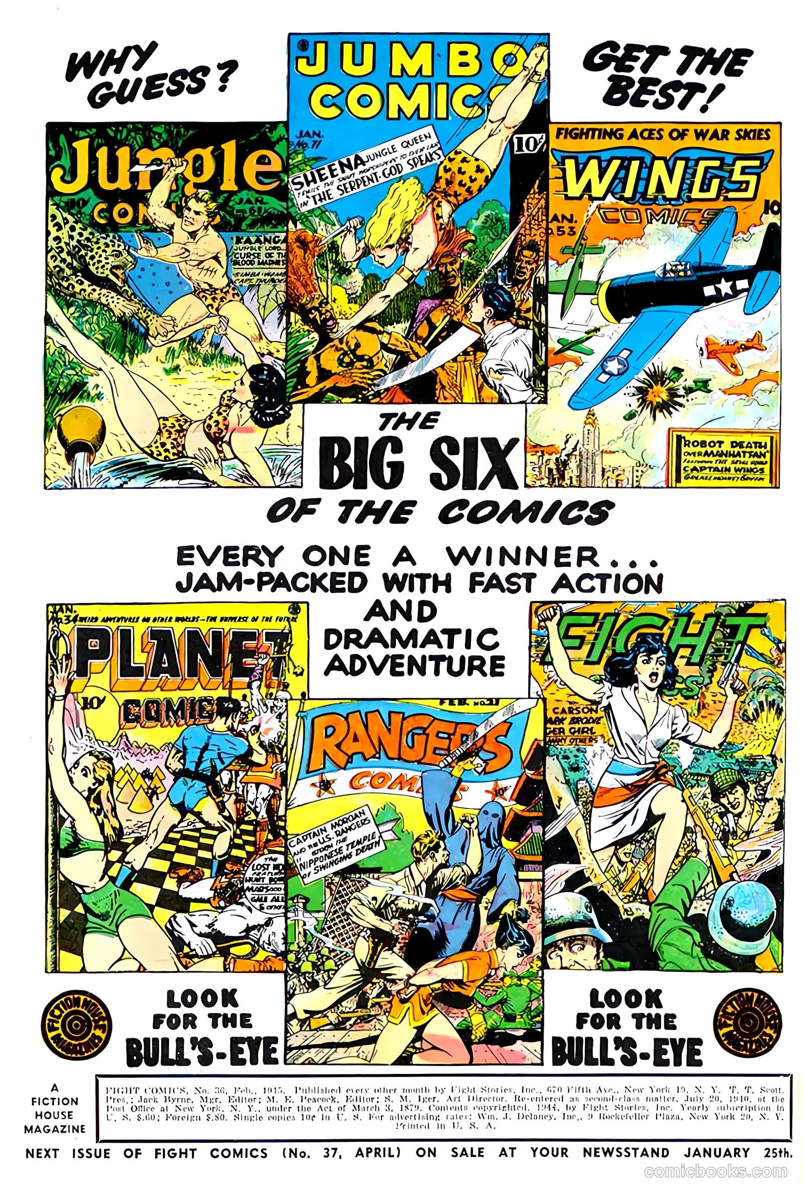 Fight Comics #36 (1945) — page 2 of 52