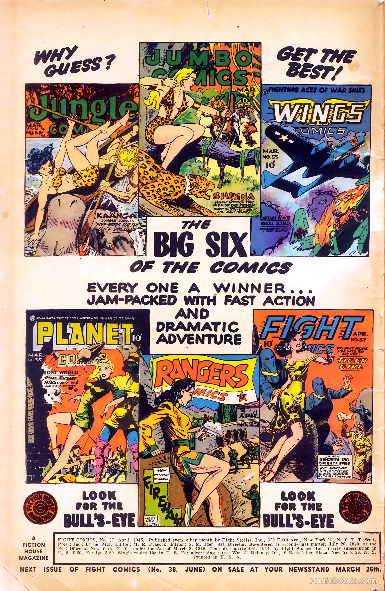 Fight Comics #37 (1945) — page 2 of 52