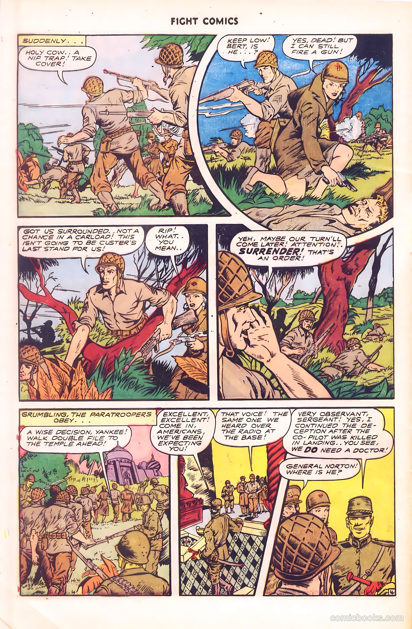 Fight Comics #37 (1945) — page 6 of 52