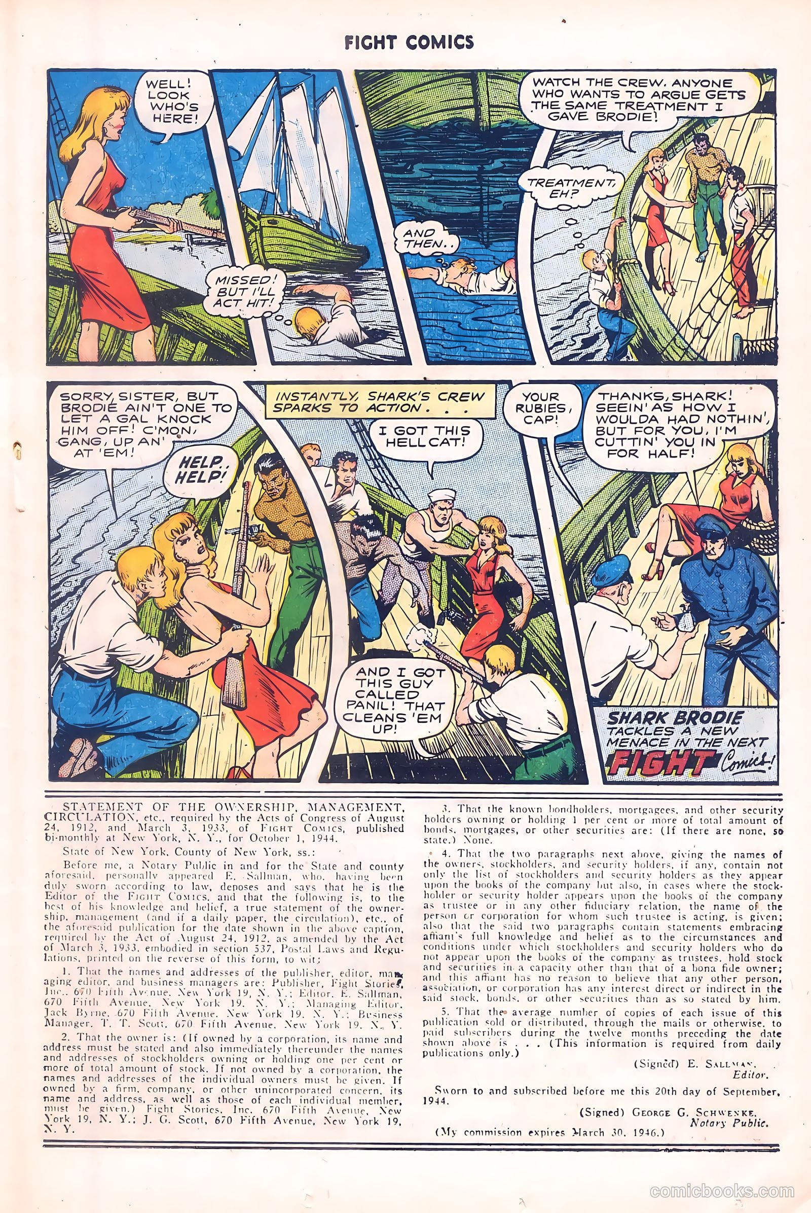 Fight Comics #37 (1945) — page 33 of 52