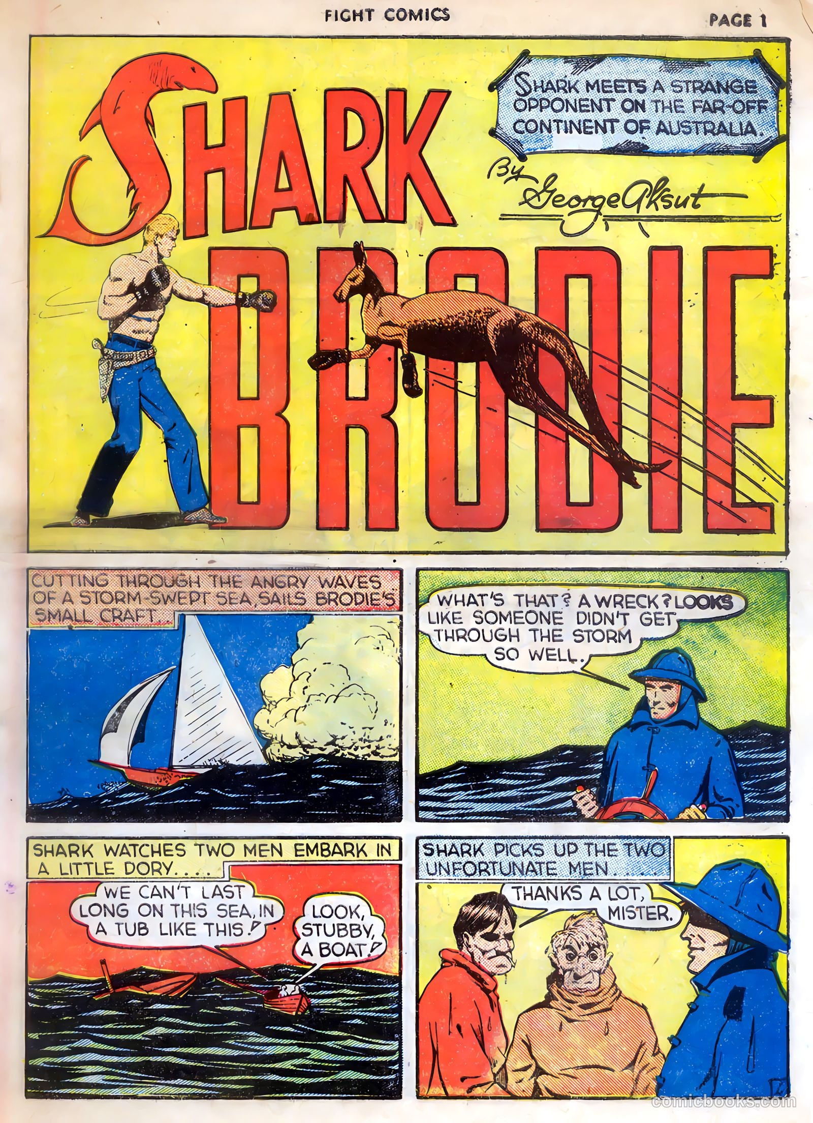 Fight Comics #4 (1940) — page 3 of 68