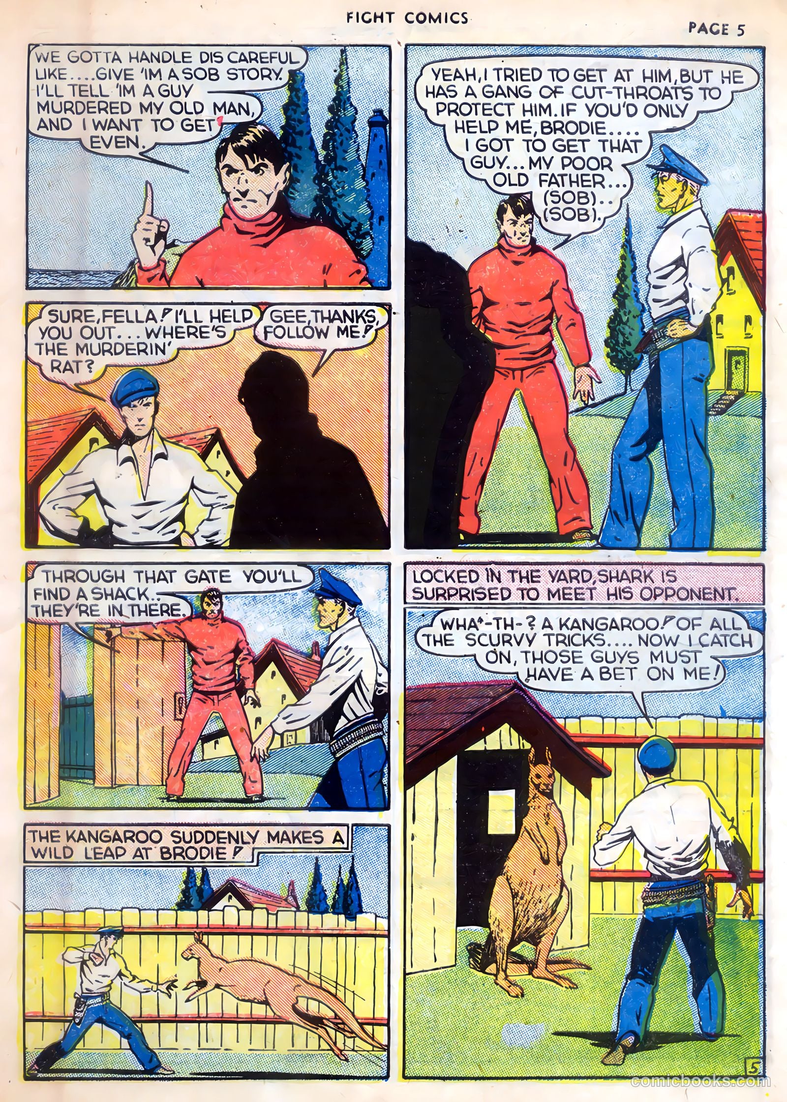 Fight Comics #4 (1940) — page 7 of 68