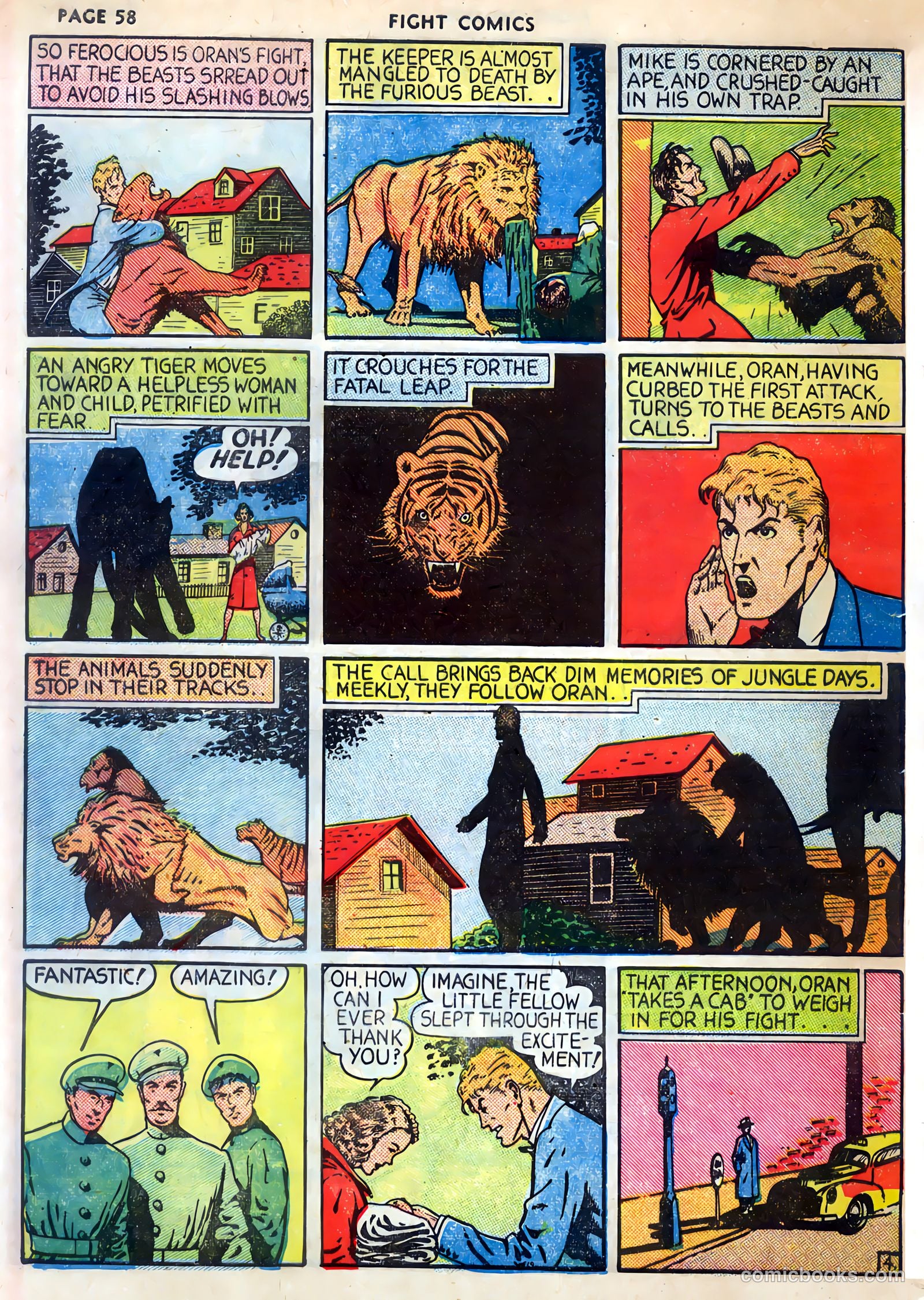 Fight Comics #4 (1940) — page 60 of 68