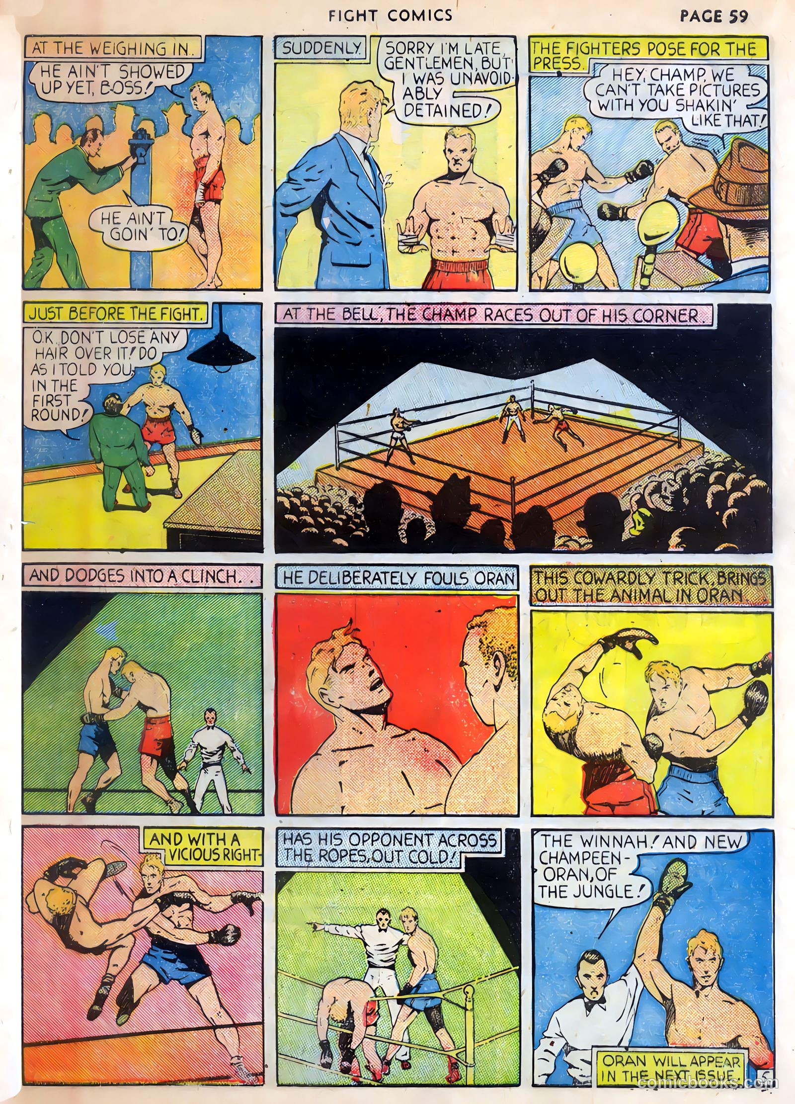 Fight Comics #4 (1940) — page 61 of 68