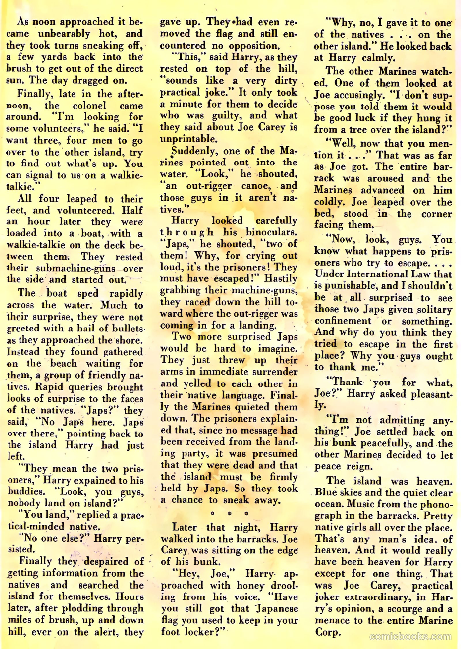 Fight Comics #40 (1945) — page 36 of 37