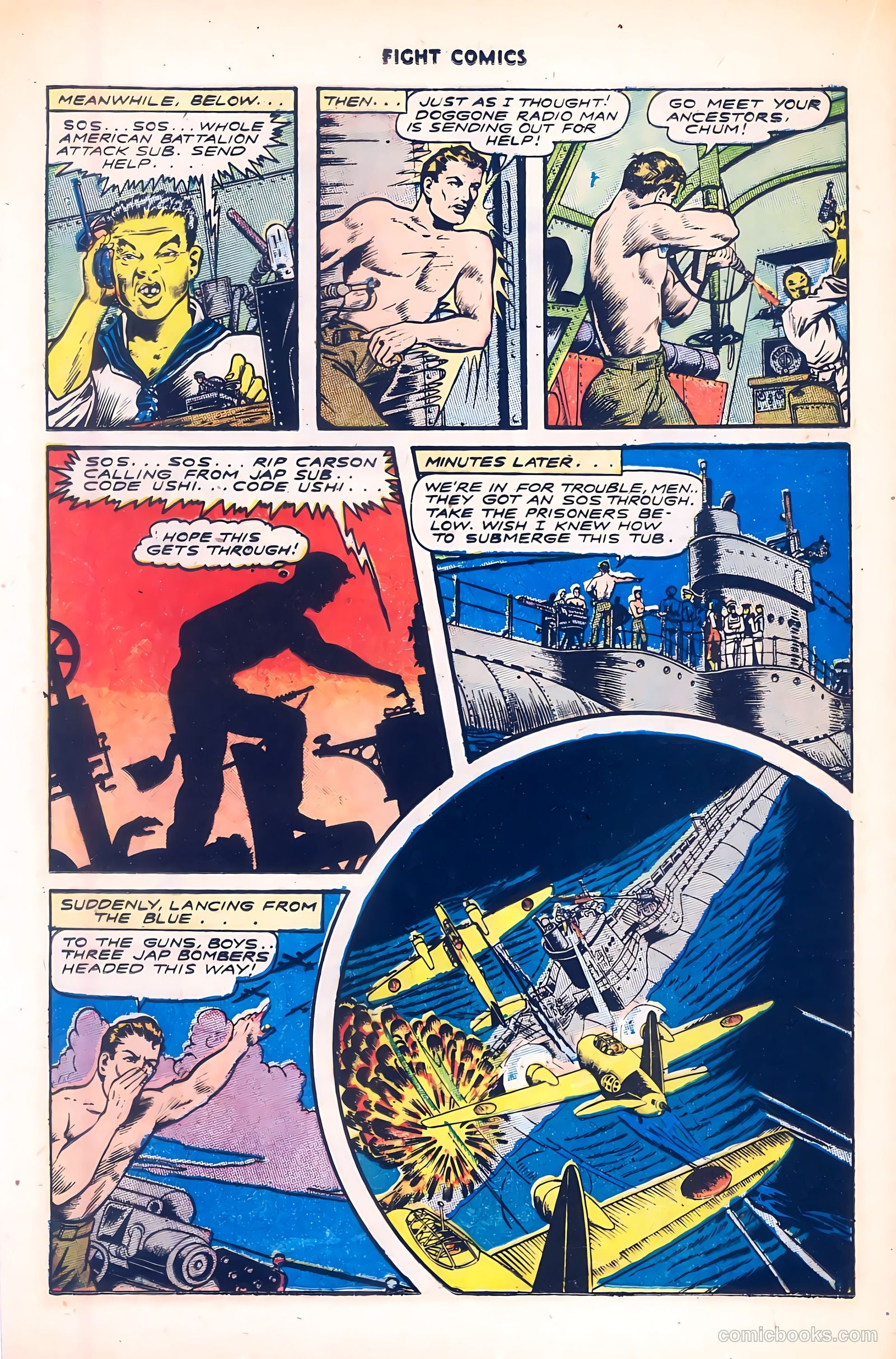 Fight Comics #41 (1945) — page 16 of 36