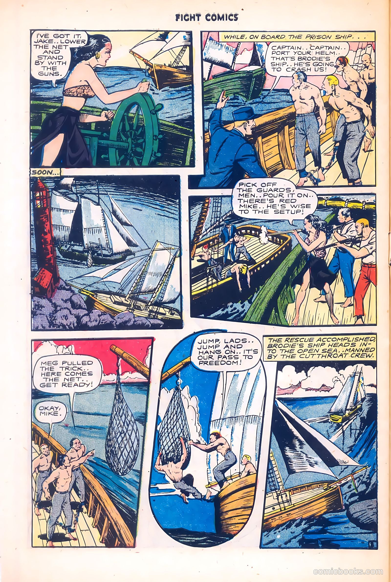 Fight Comics #41 (1945) — page 30 of 36