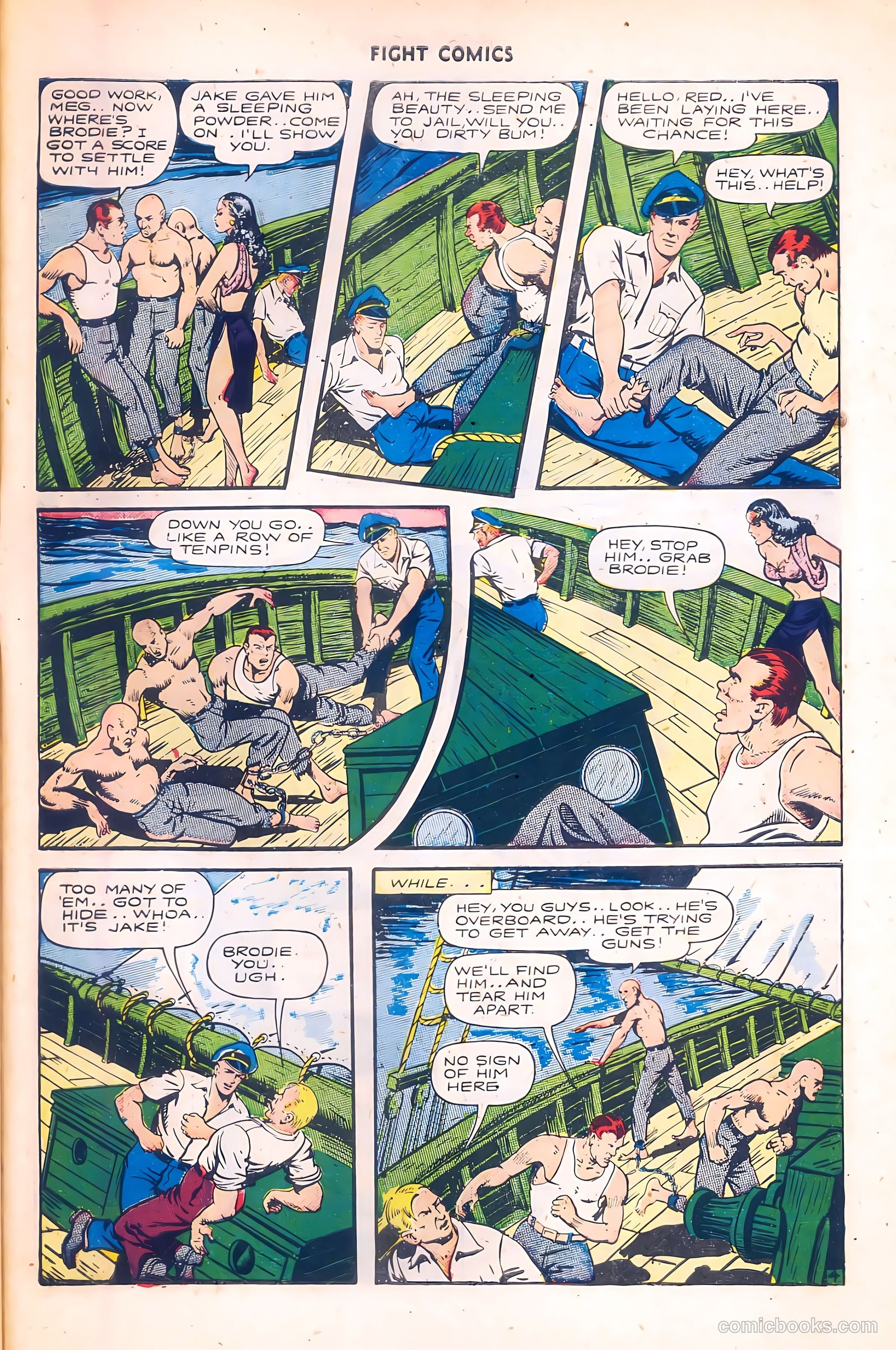 Fight Comics #41 (1945) — page 31 of 36