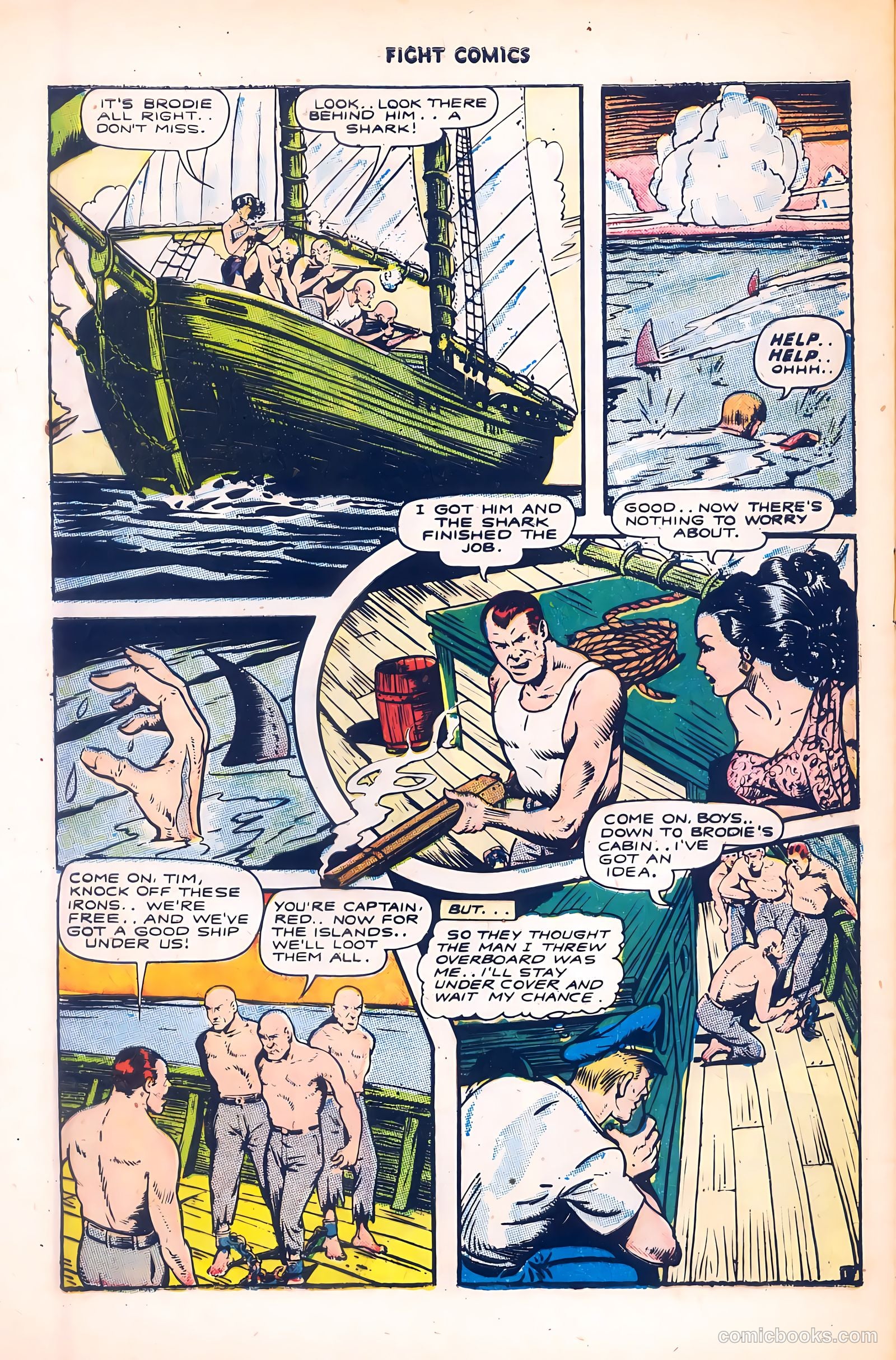 Fight Comics #41 (1945) — page 32 of 36