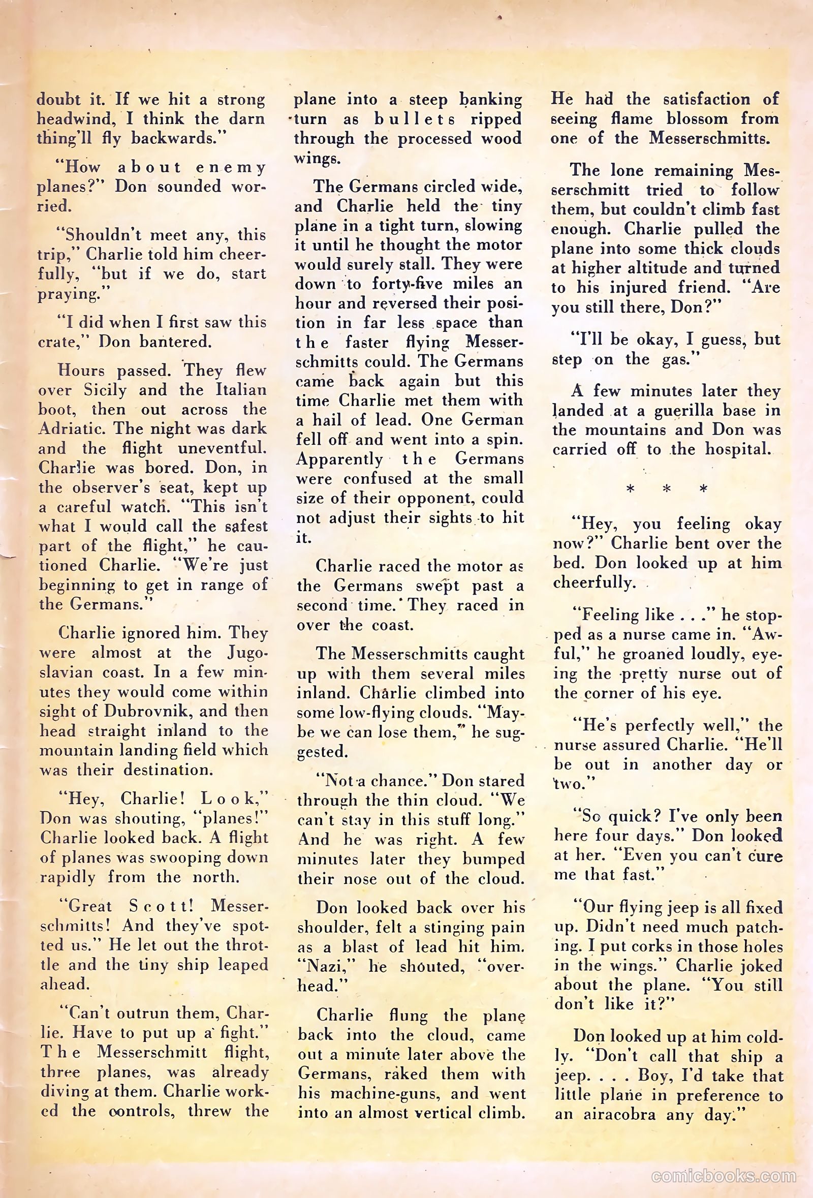 Fight Comics #41 (1945) — page 35 of 36