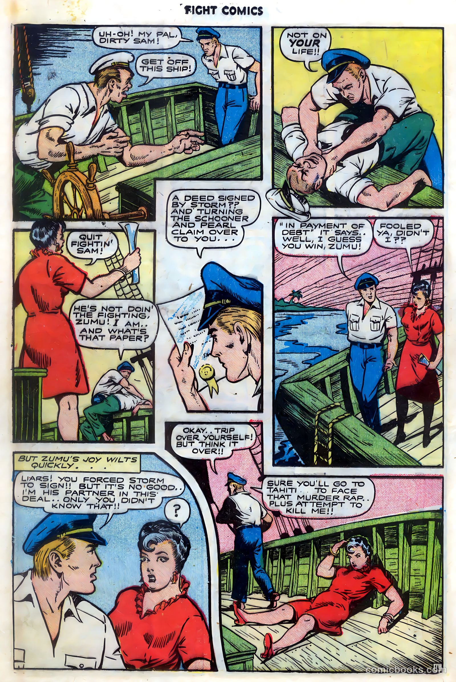 Fight Comics #42 (1946) — page 16 of 36