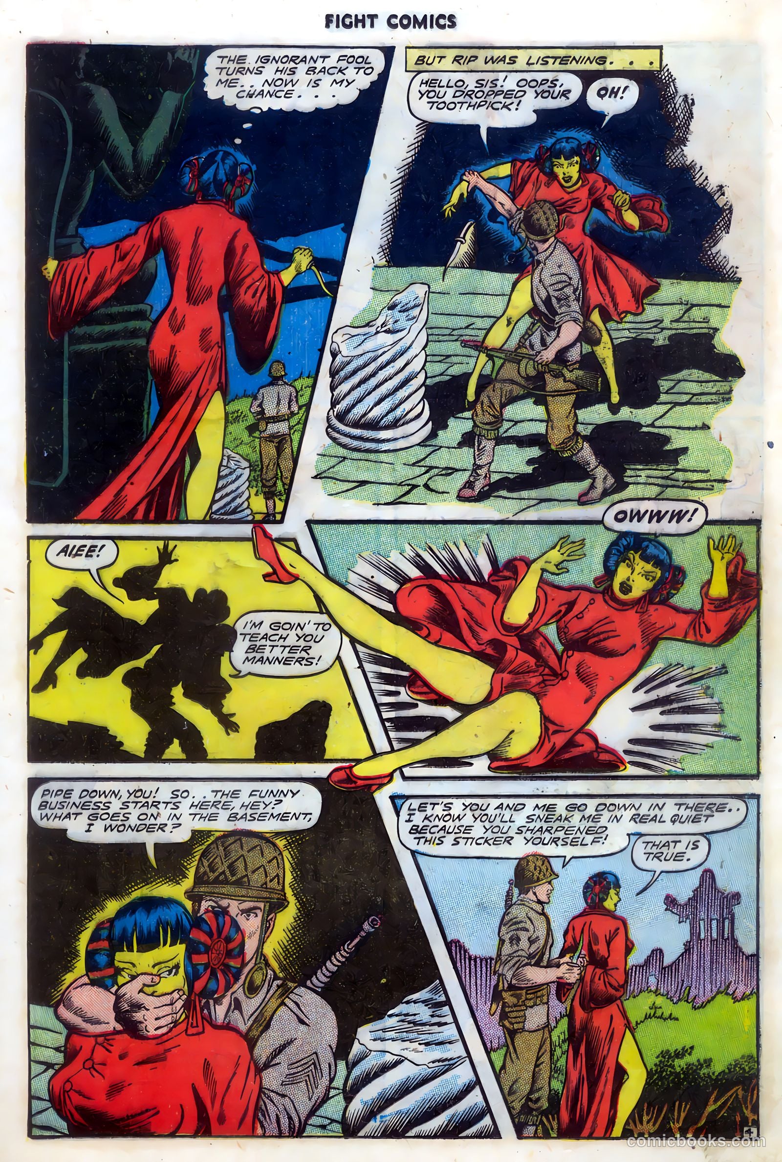 Fight Comics #42 (1946) — page 21 of 36