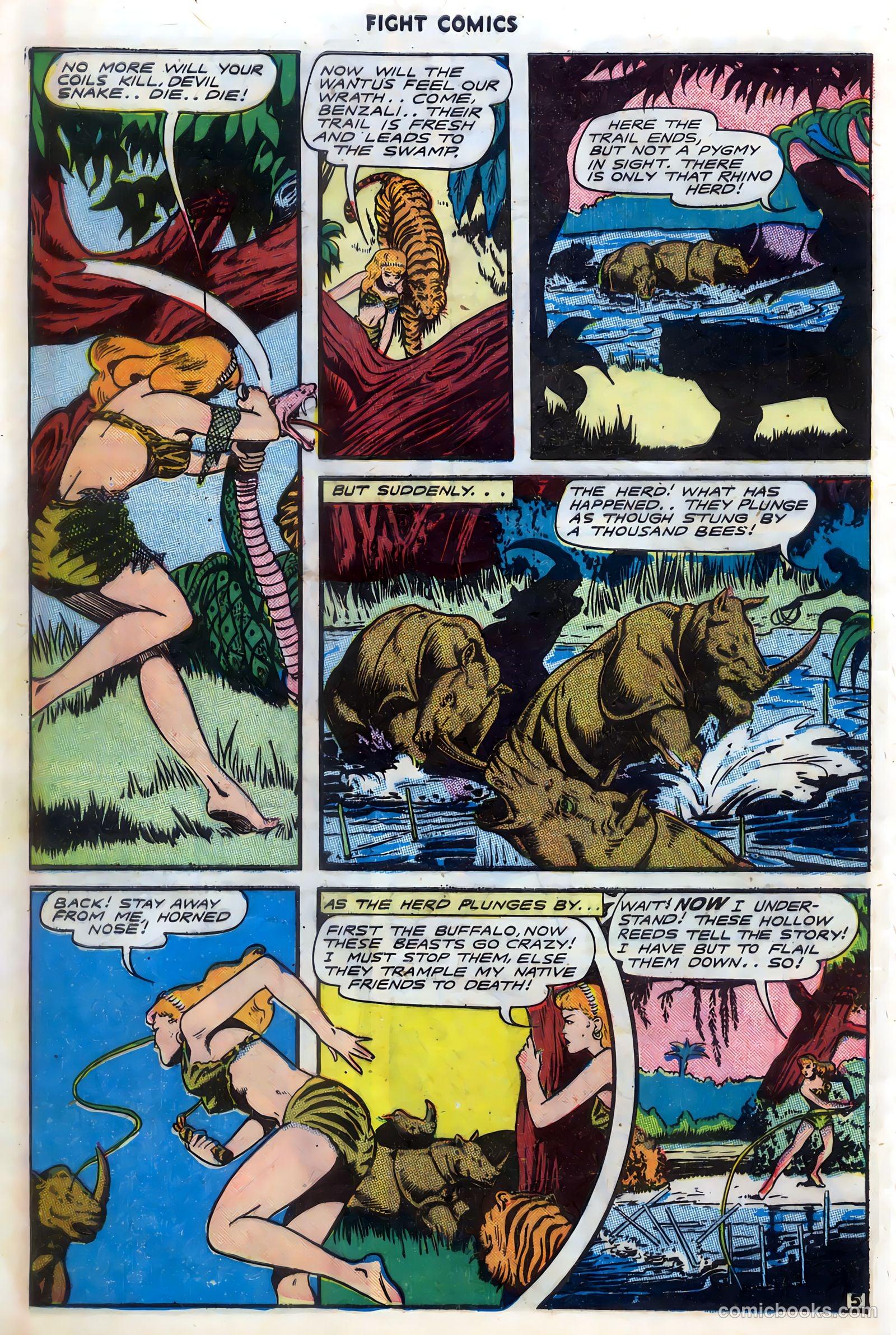 Fight Comics #42 (1946) — page 28 of 36