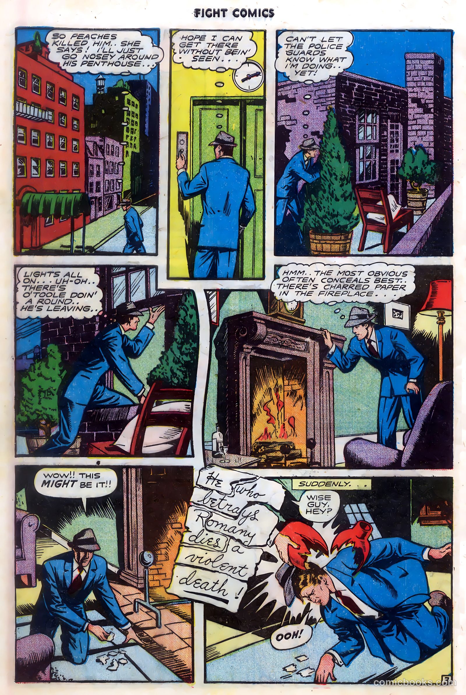 Fight Comics #42 (1946) — page 32 of 36
