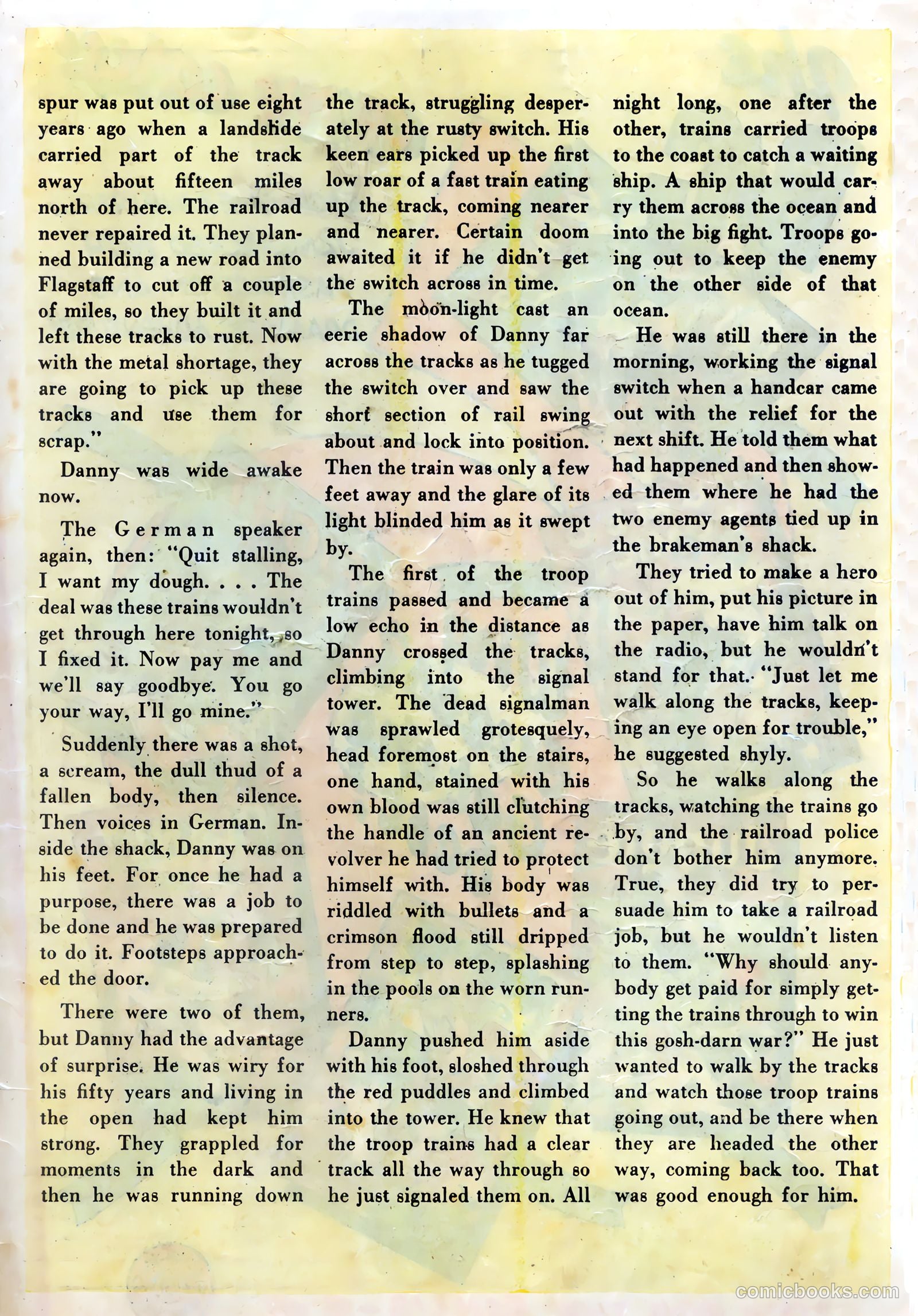 Fight Comics #42 (1946) — page 35 of 36