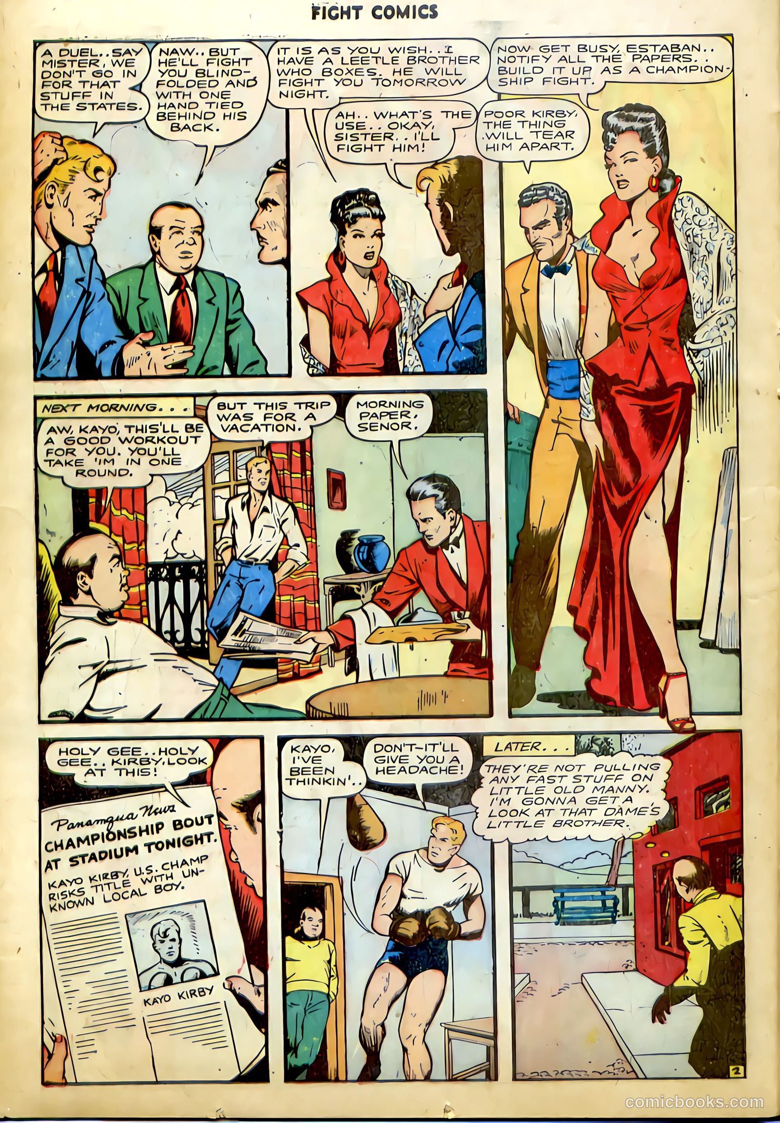 Fight Comics #43 (1946) — page 22 of 52