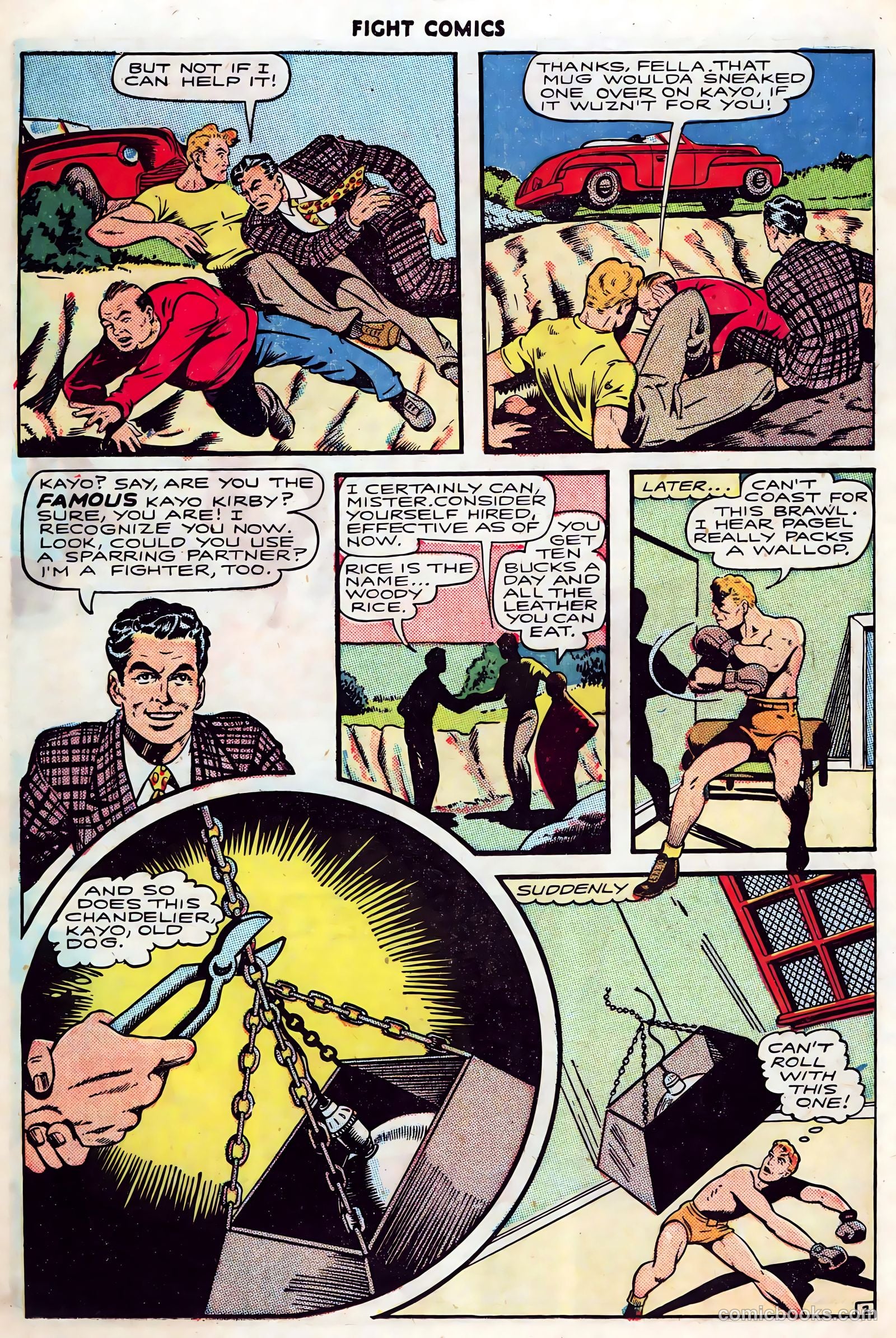 Fight Comics #46 (1946) — page 22 of 52