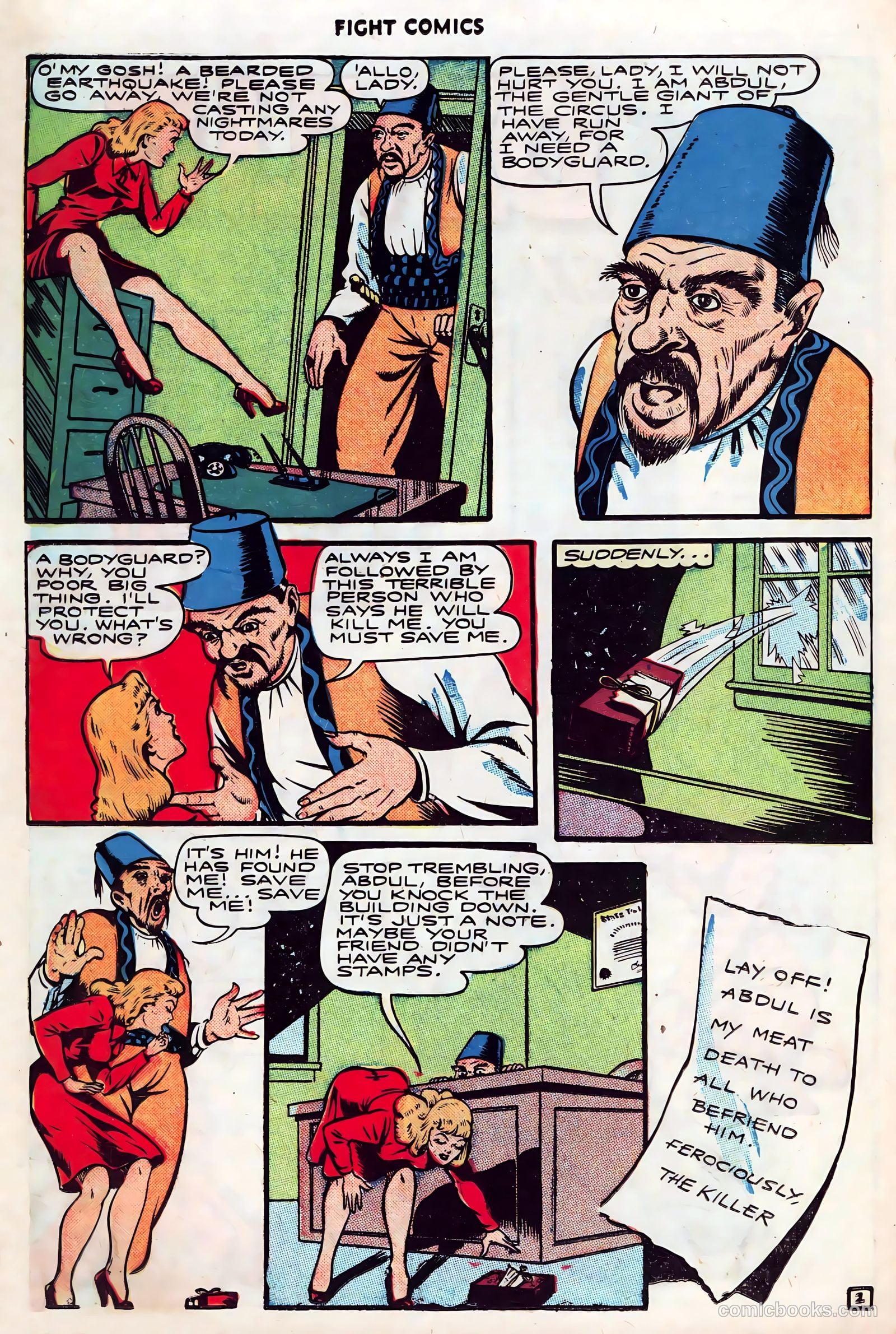 Fight Comics #46 (1946) — page 36 of 52