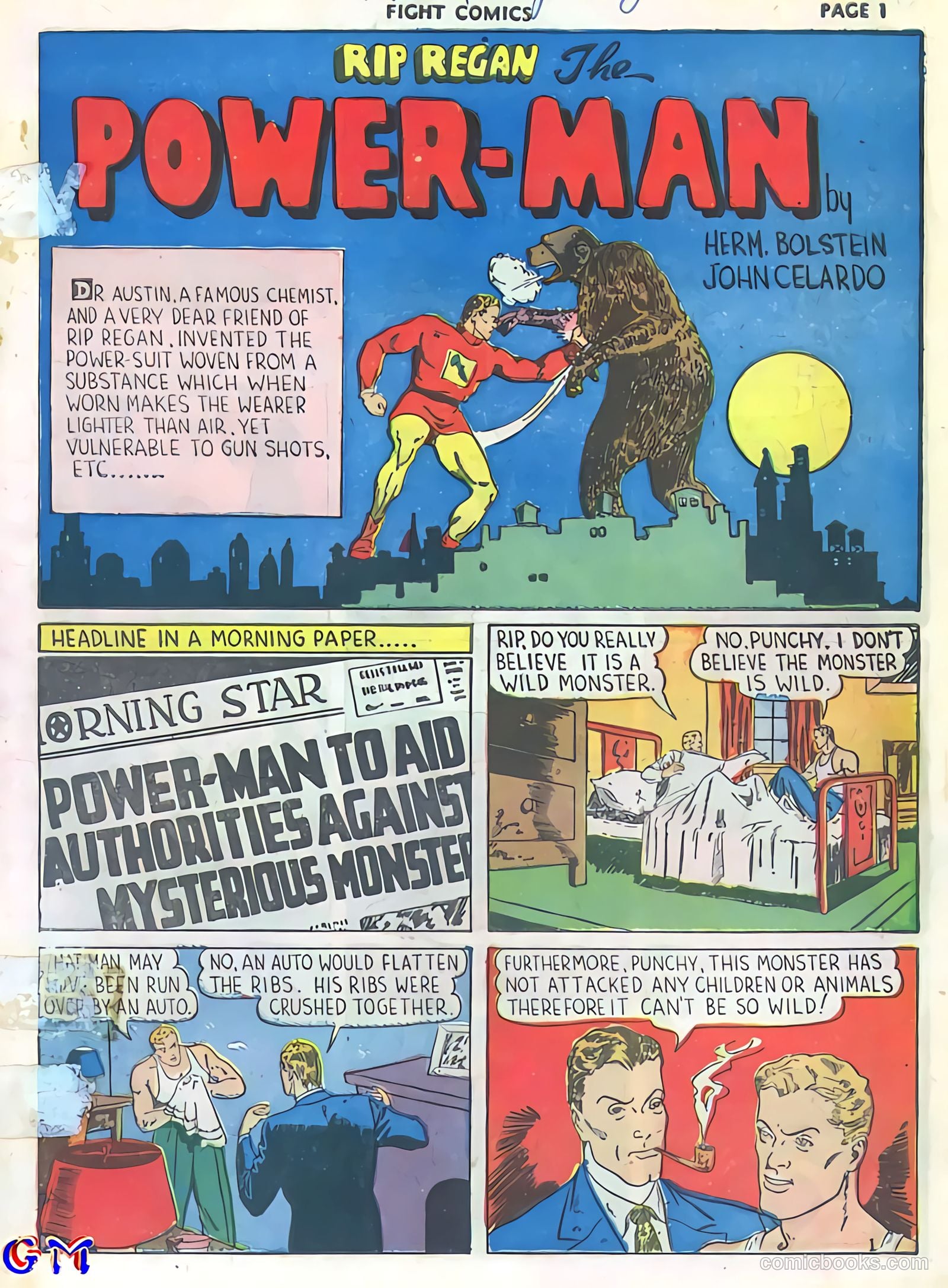 Fight Comics #5 (1940) — page 2 of 69