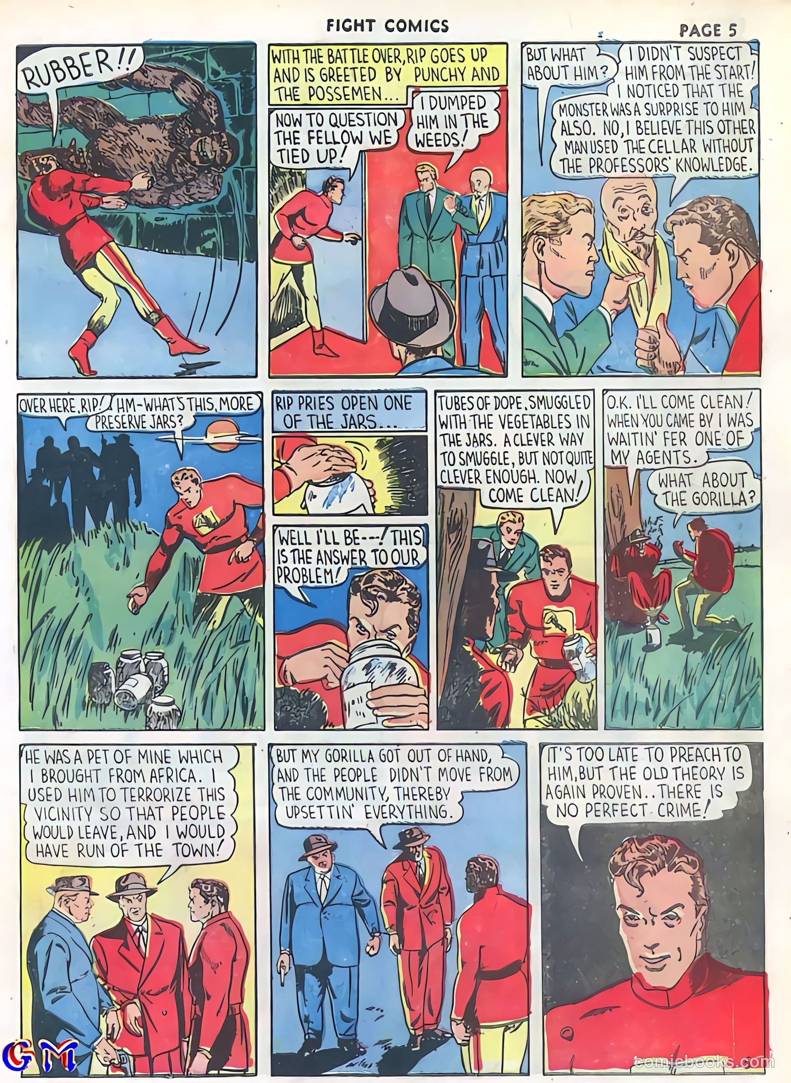 Fight Comics #5 (1940) — page 7 of 69