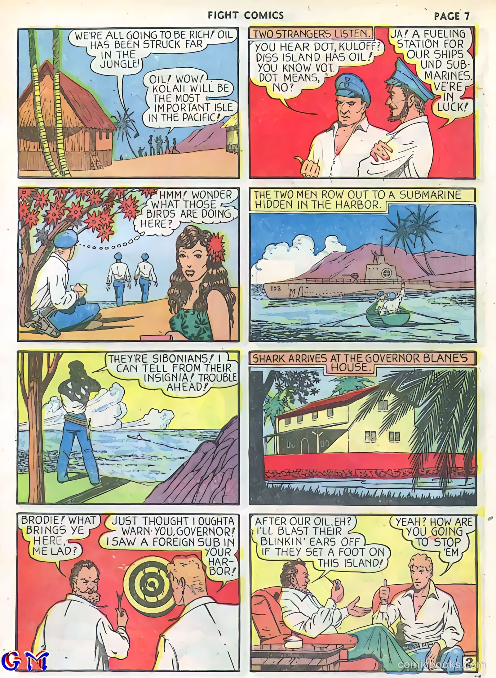 Fight Comics #5 (1940) — page 9 of 69