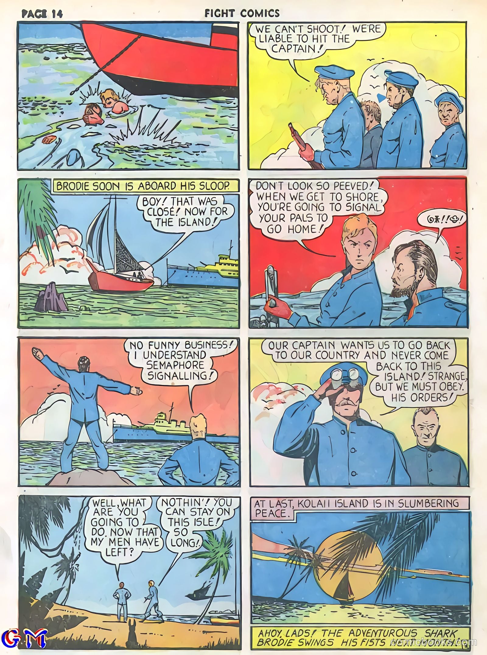 Fight Comics #5 (1940) — page 16 of 69