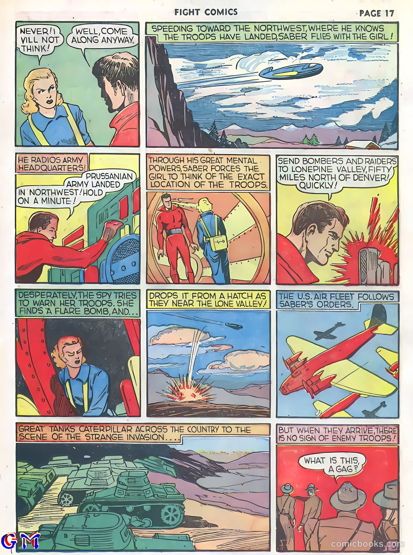 Fight Comics #5 (1940) — page 19 of 69