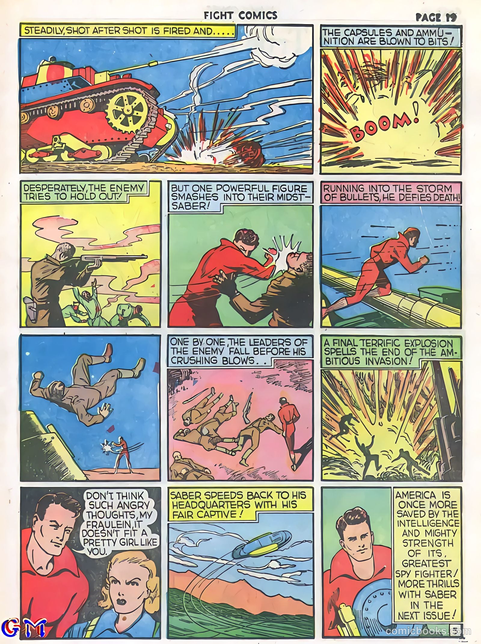 Fight Comics #5 (1940) — page 21 of 69