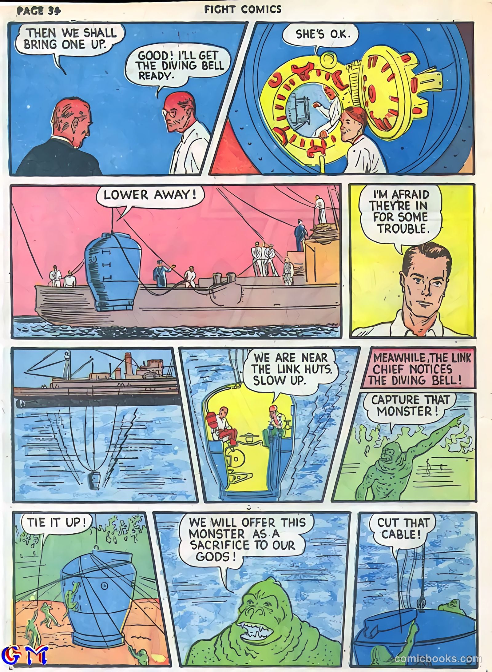 Fight Comics #5 (1940) — page 36 of 69