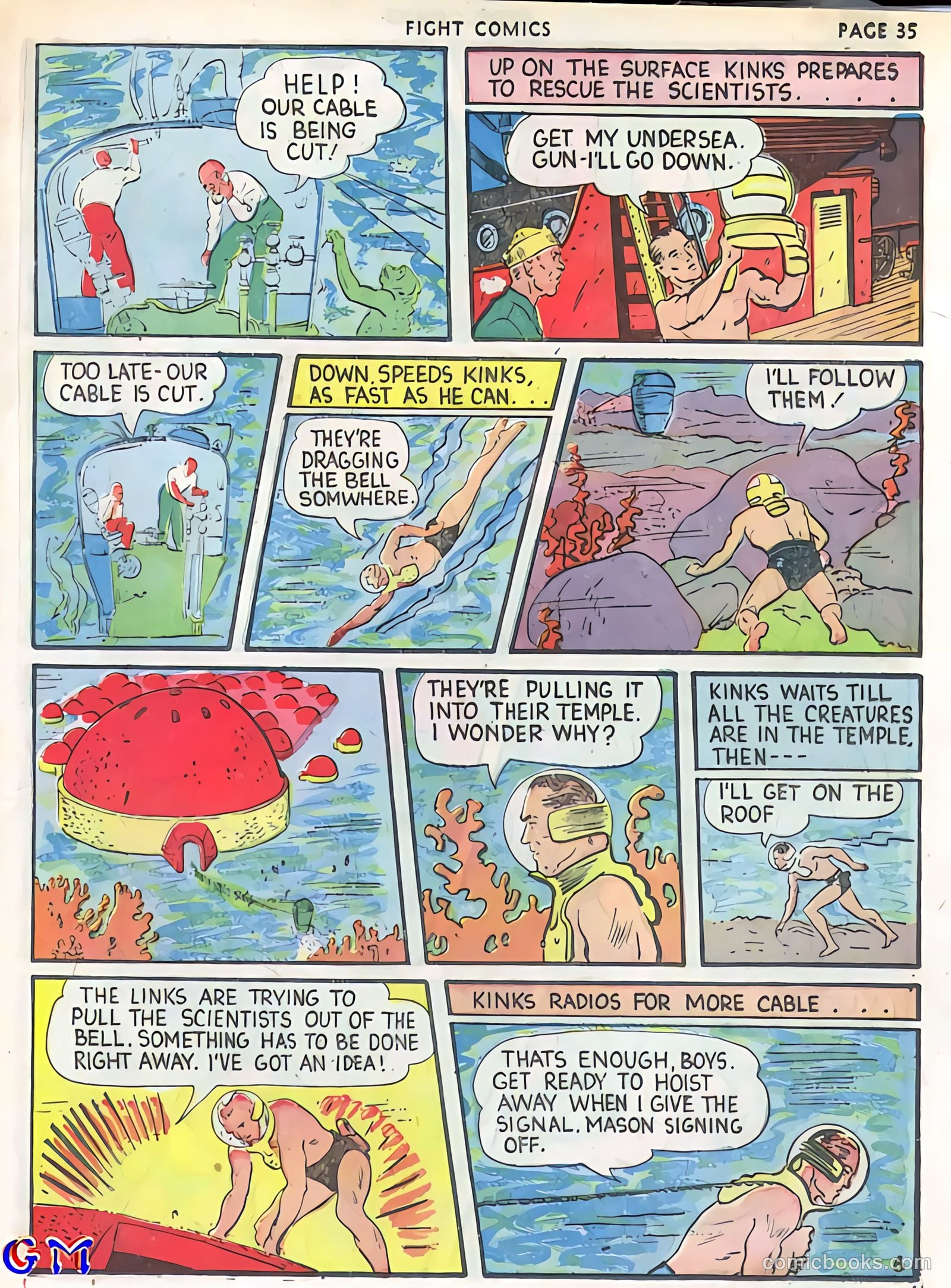 Fight Comics #5 (1940) — page 37 of 69