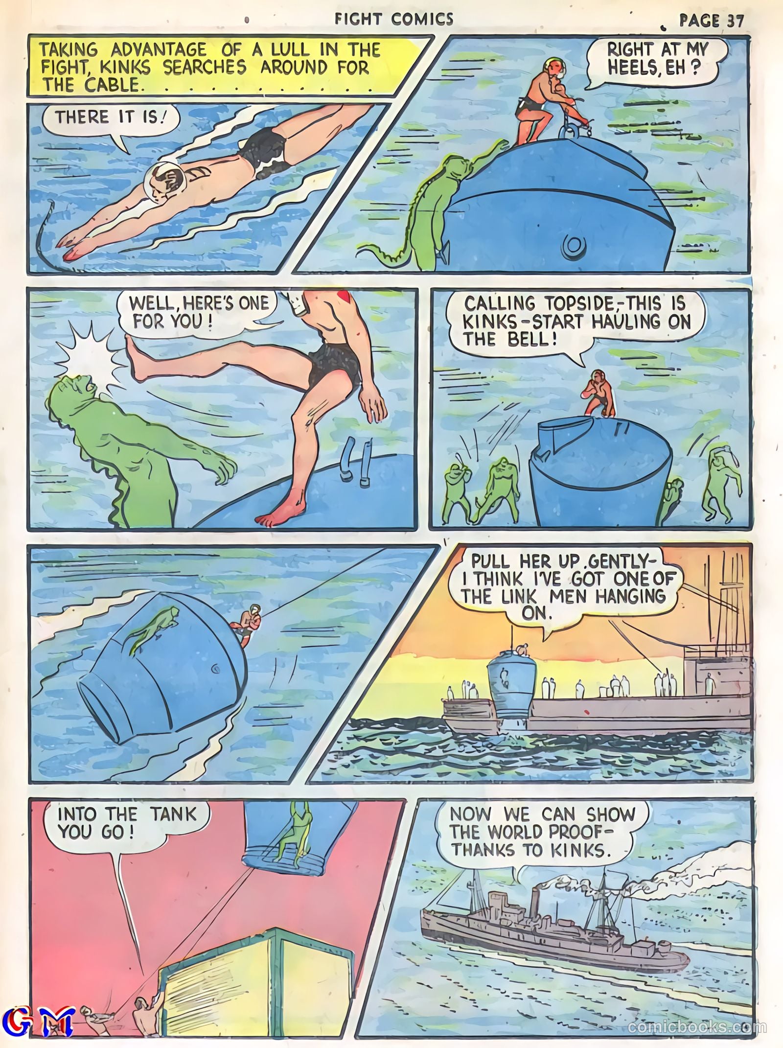 Fight Comics #5 (1940) — page 39 of 69