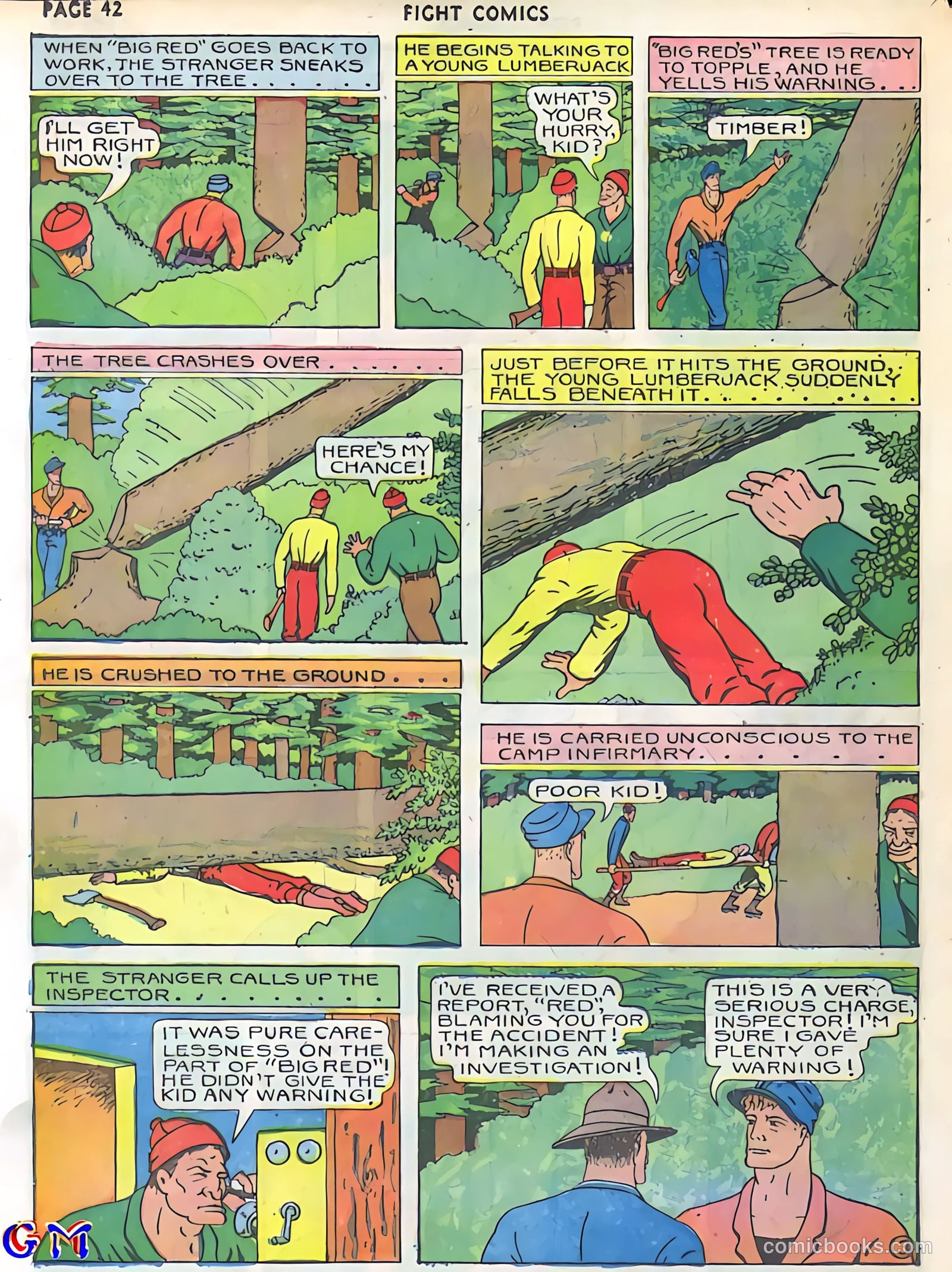 Fight Comics #5 (1940) — page 44 of 69