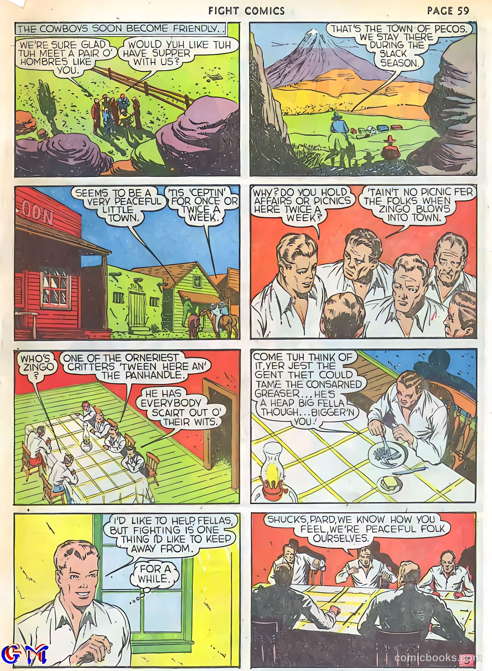 Fight Comics #5 (1940) — page 61 of 69