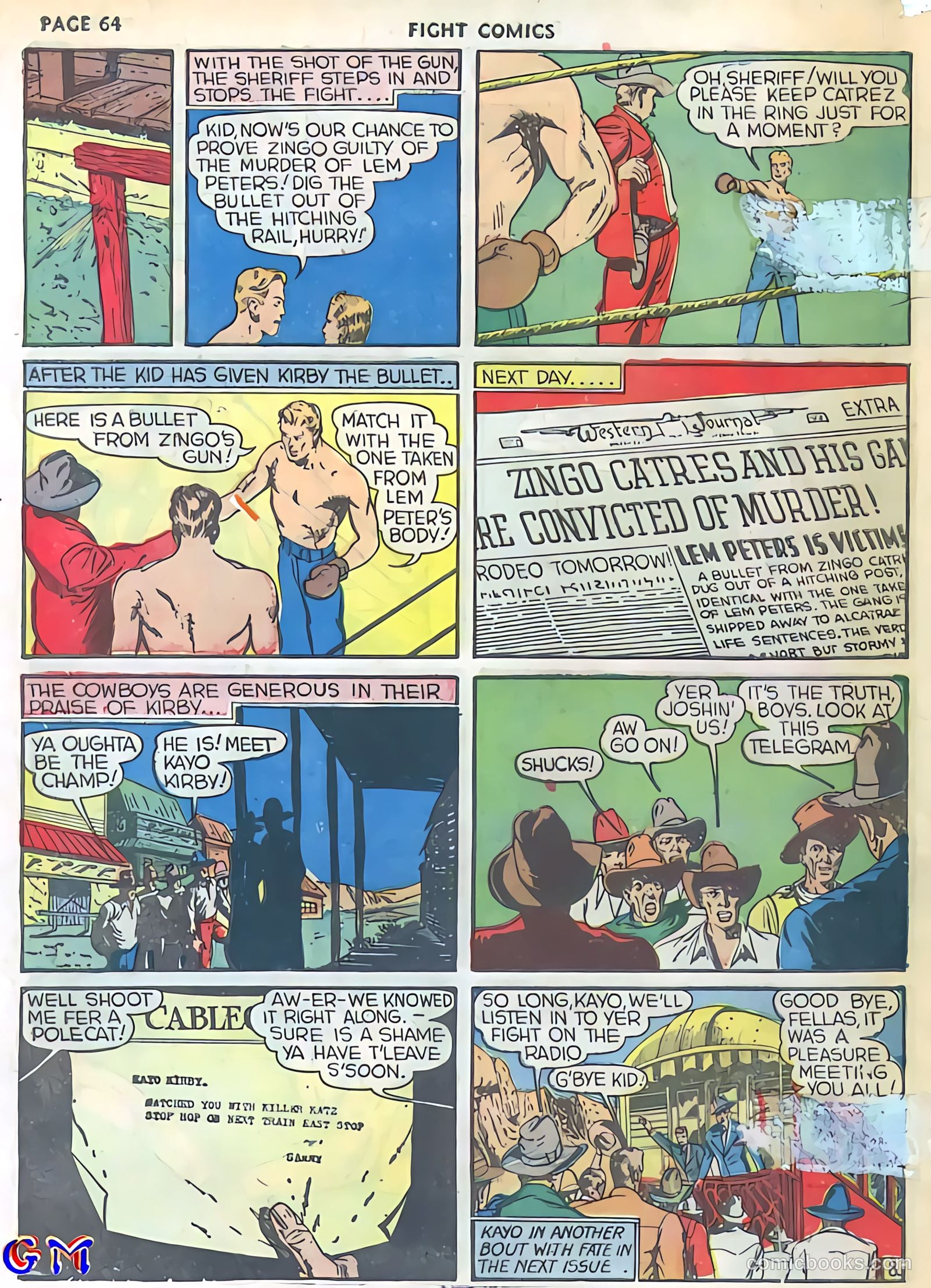 Fight Comics #5 (1940) — page 66 of 69