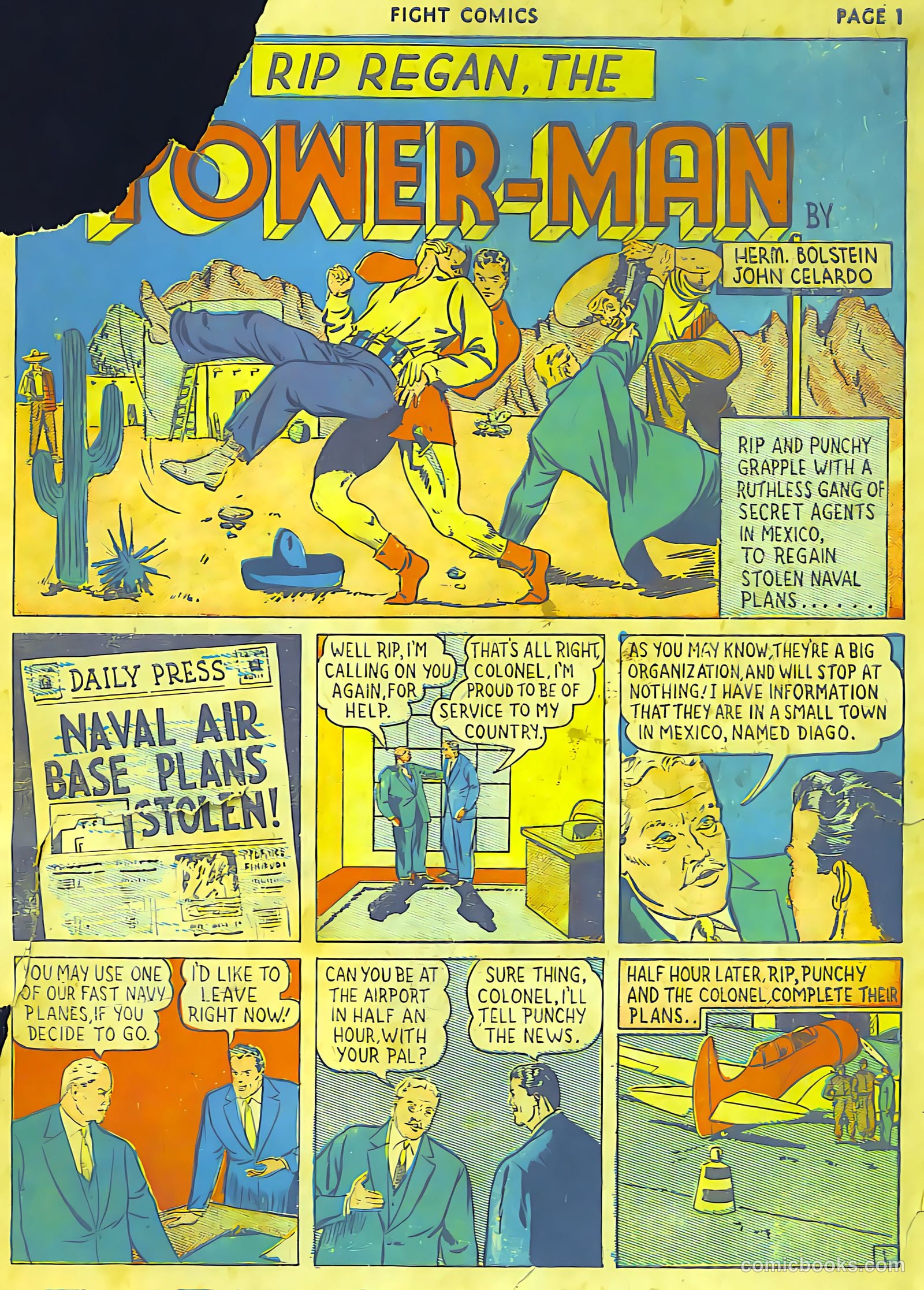 Fight Comics #6 (1940) — page 3 of 68