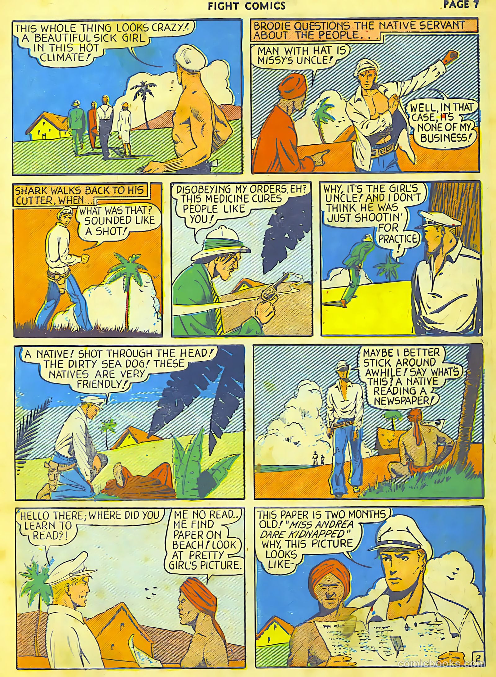 Fight Comics #6 (1940) — page 9 of 68