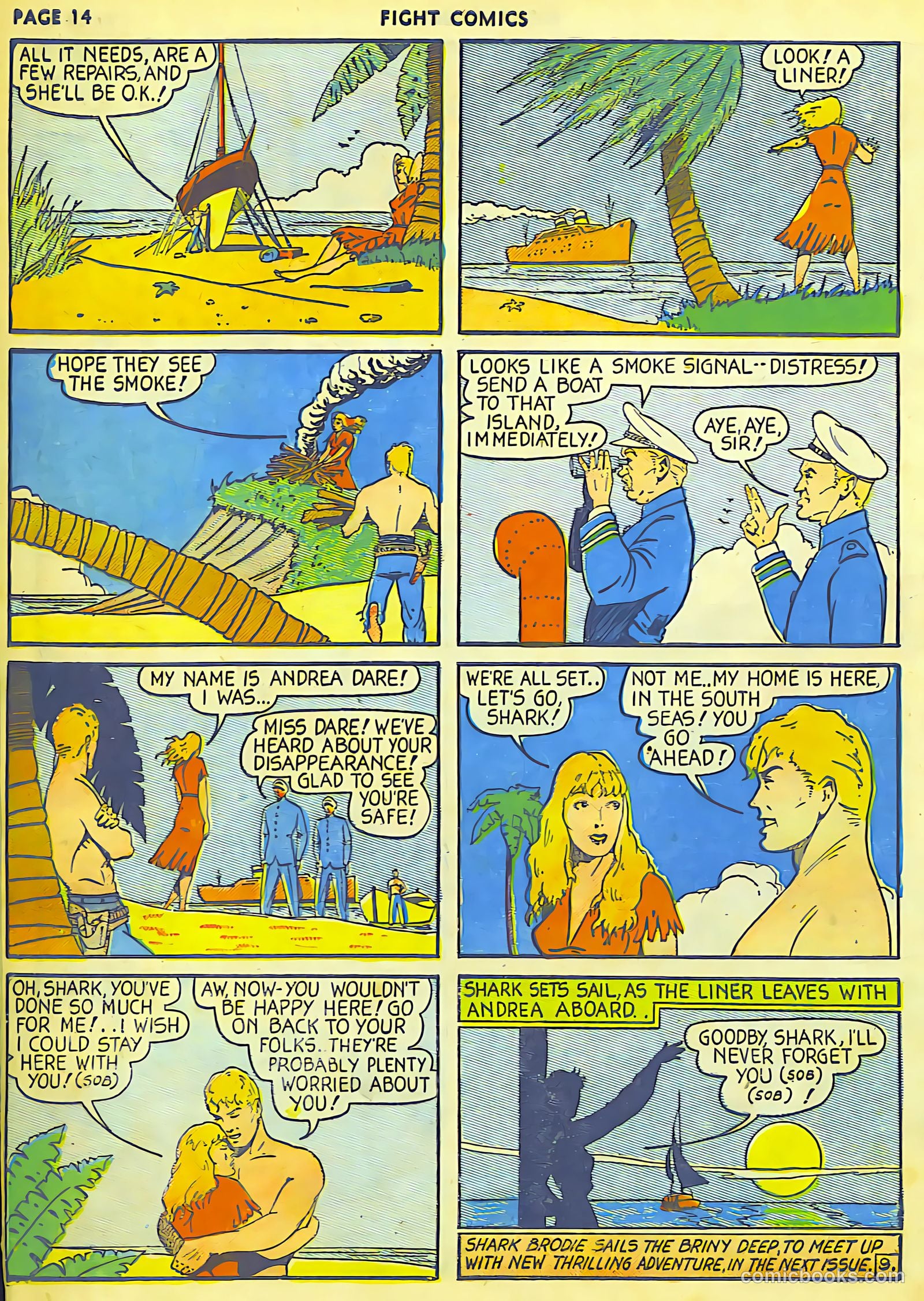 Fight Comics #6 (1940) — page 16 of 68