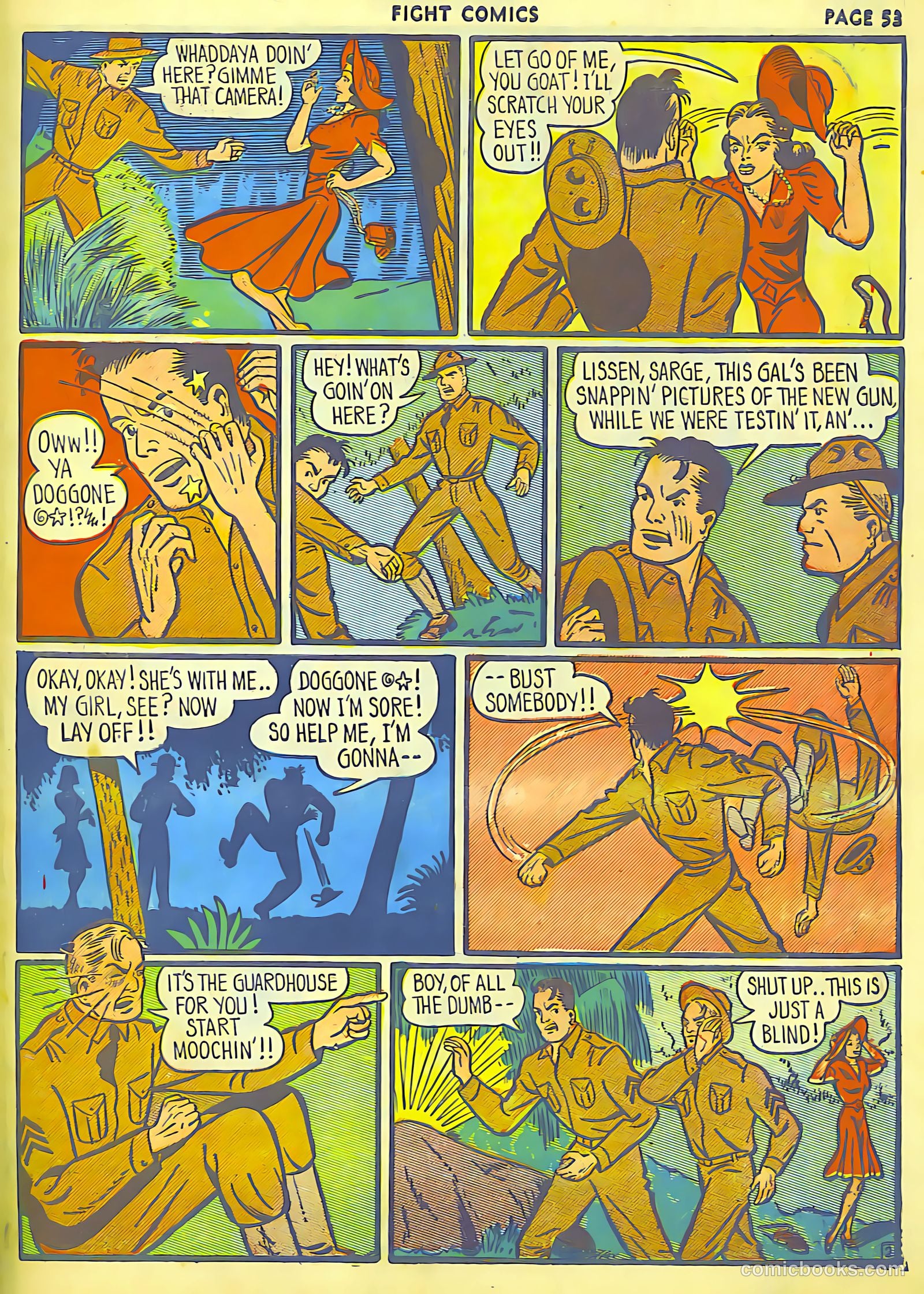 Fight Comics #6 (1940) — page 55 of 68