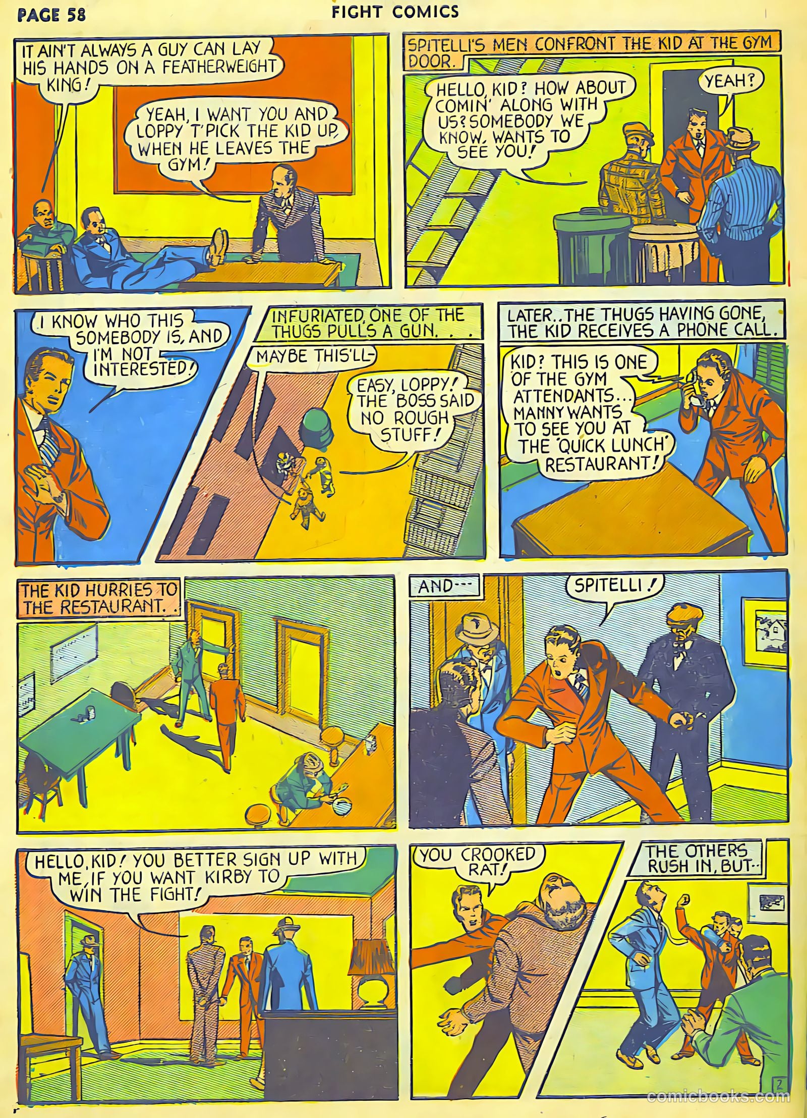 Fight Comics #6 (1940) — page 60 of 68