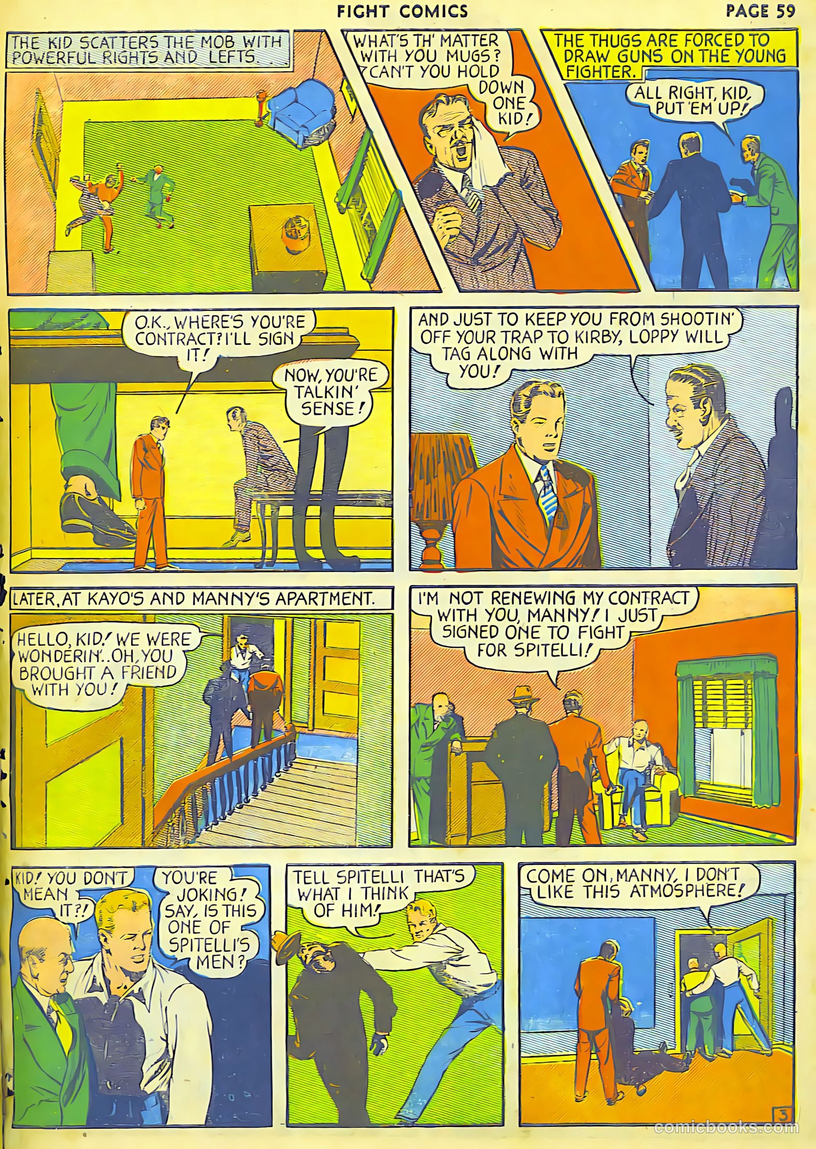 Fight Comics #6 (1940) — page 61 of 68