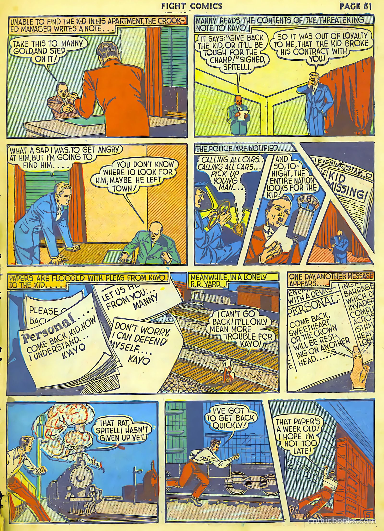 Fight Comics #6 (1940) — page 63 of 68