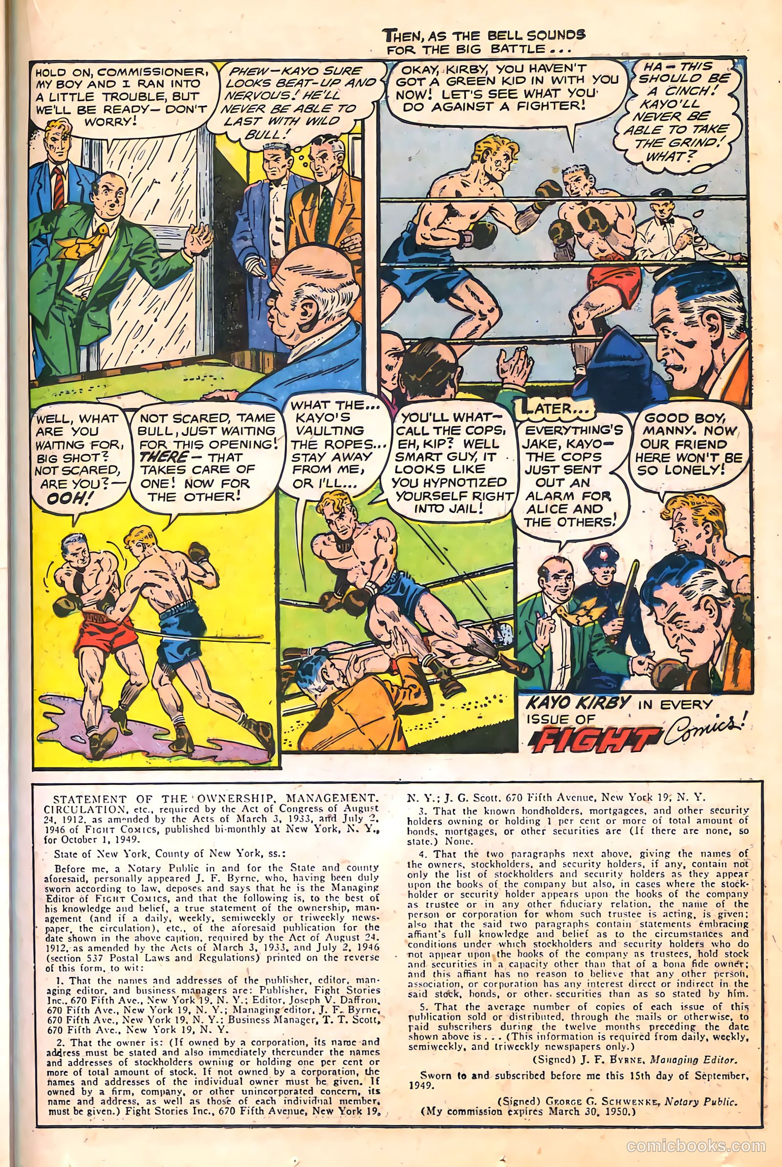 Fight Comics #68 (1950) — page 33 of 52