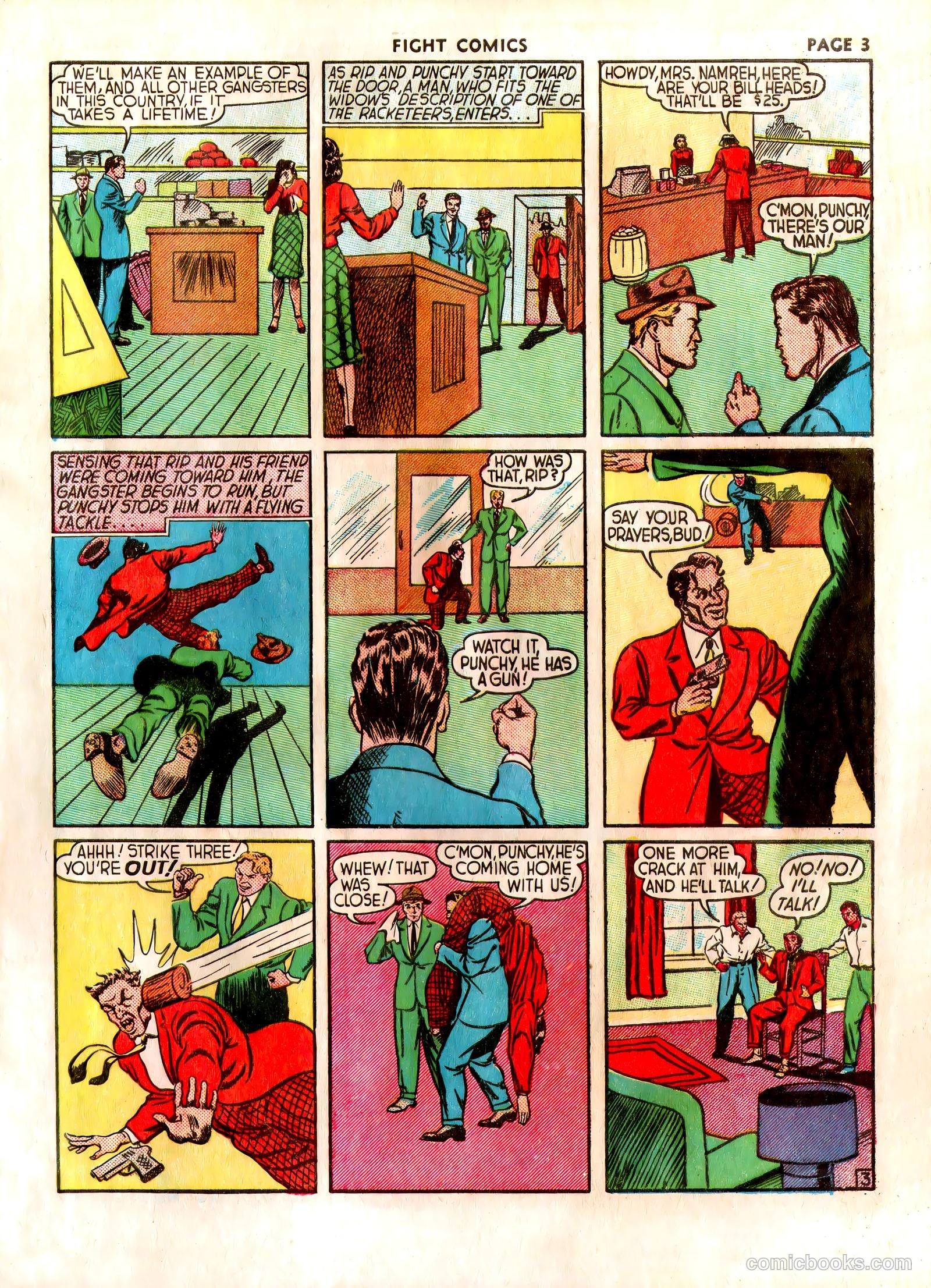 Fight Comics #7 (1940) — page 6 of 69