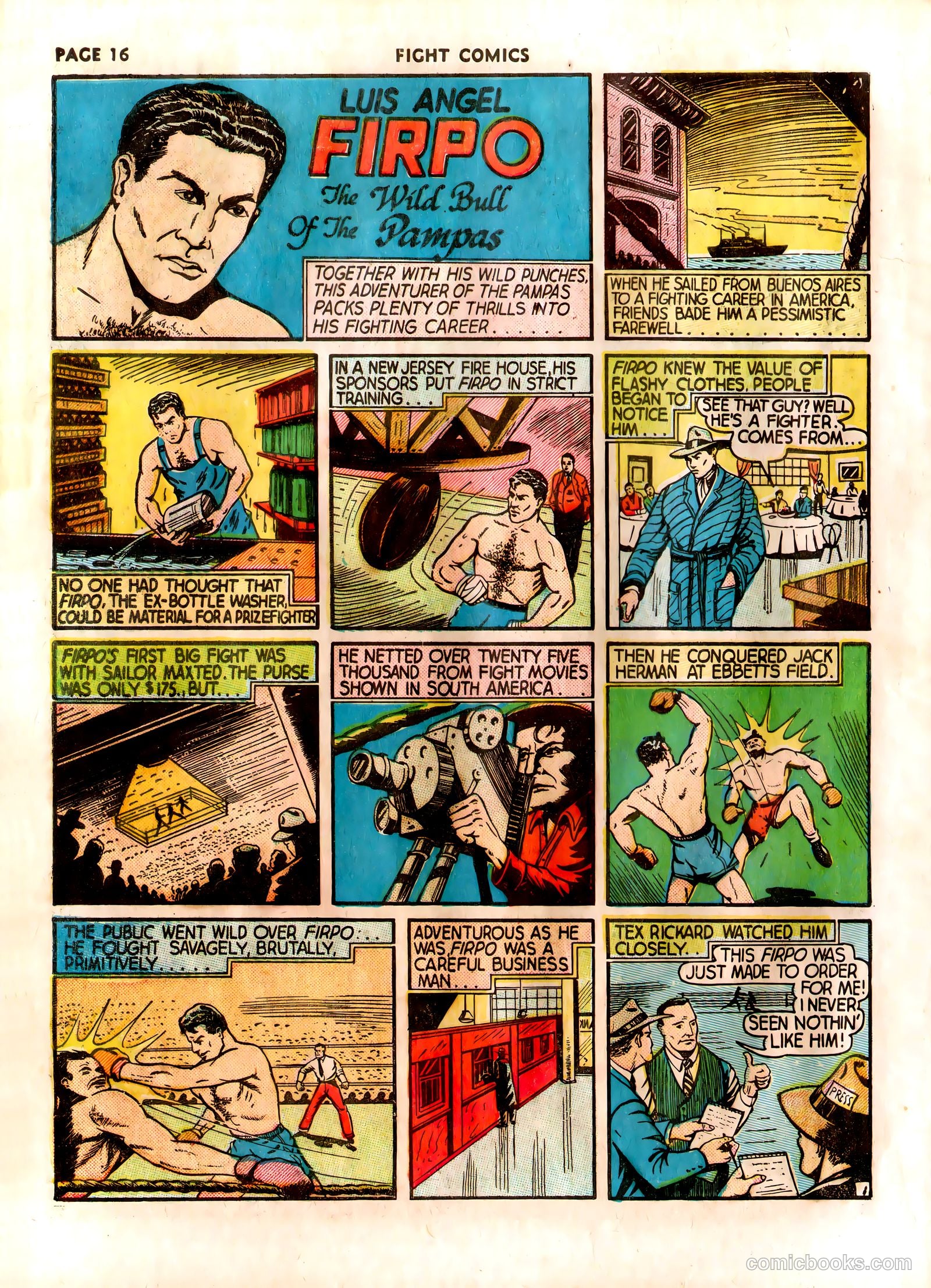 Fight Comics #7 (1940) — page 19 of 69