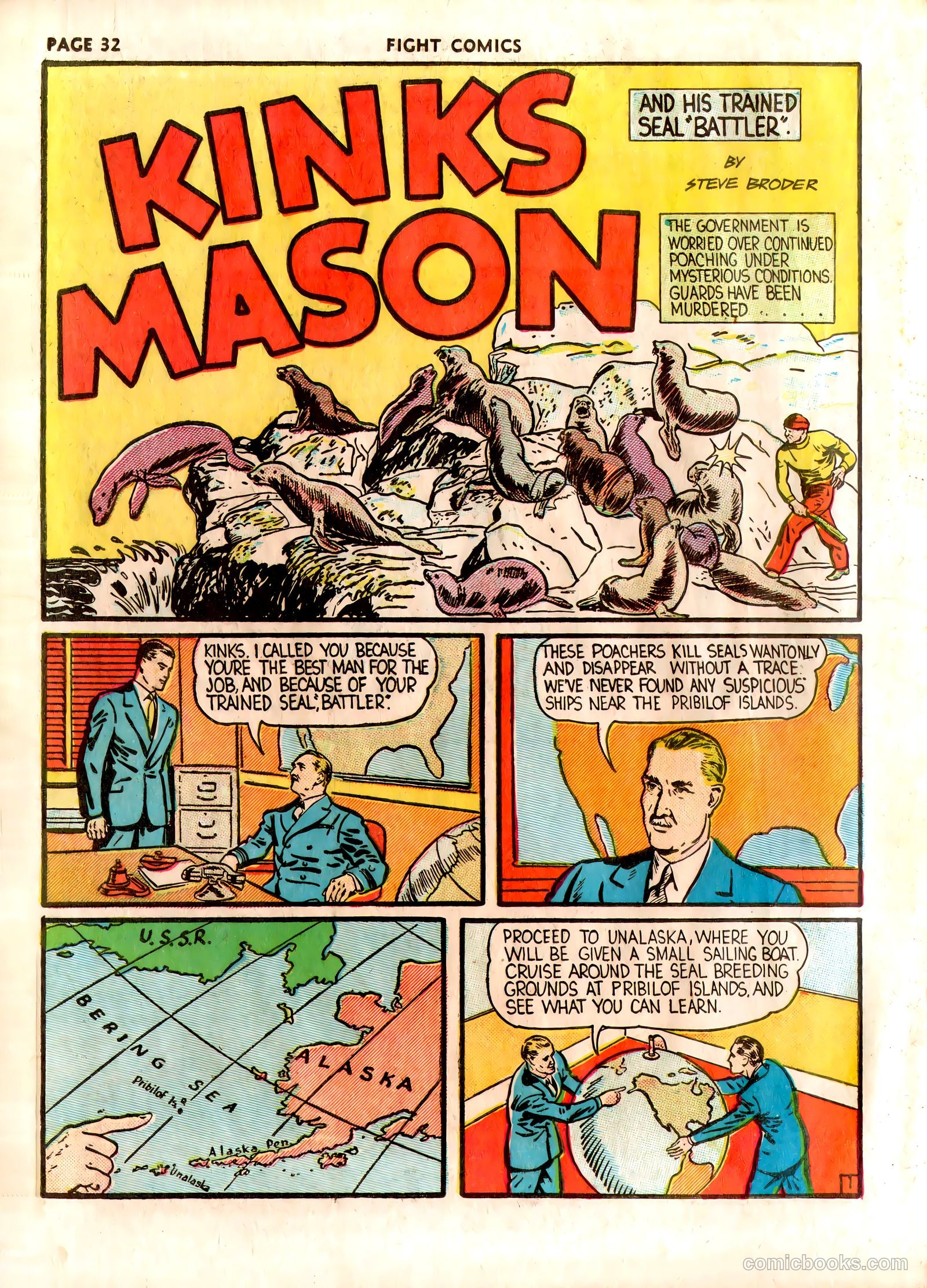 Fight Comics #7 (1940) — page 35 of 69