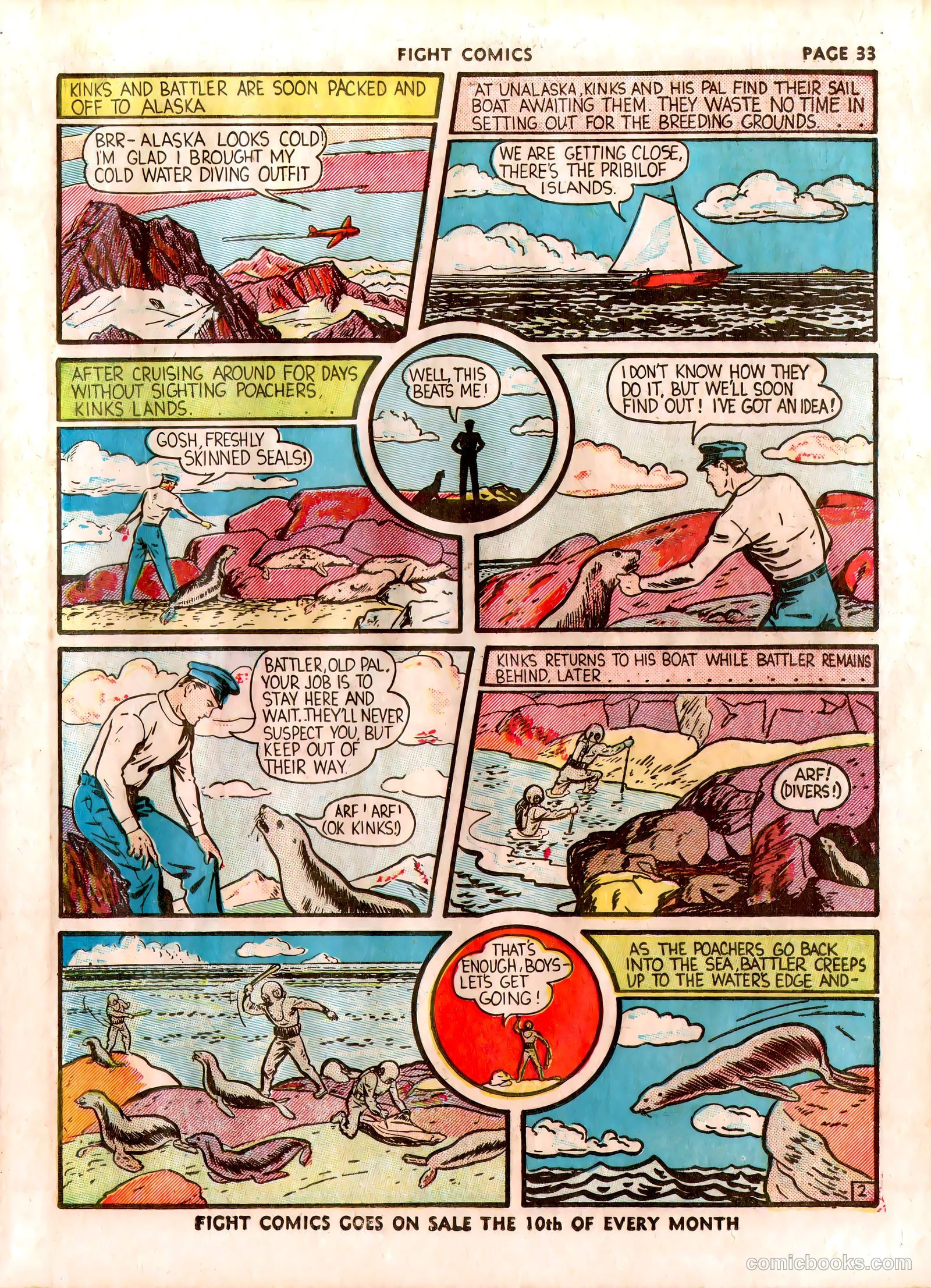 Fight Comics #7 (1940) — page 36 of 69