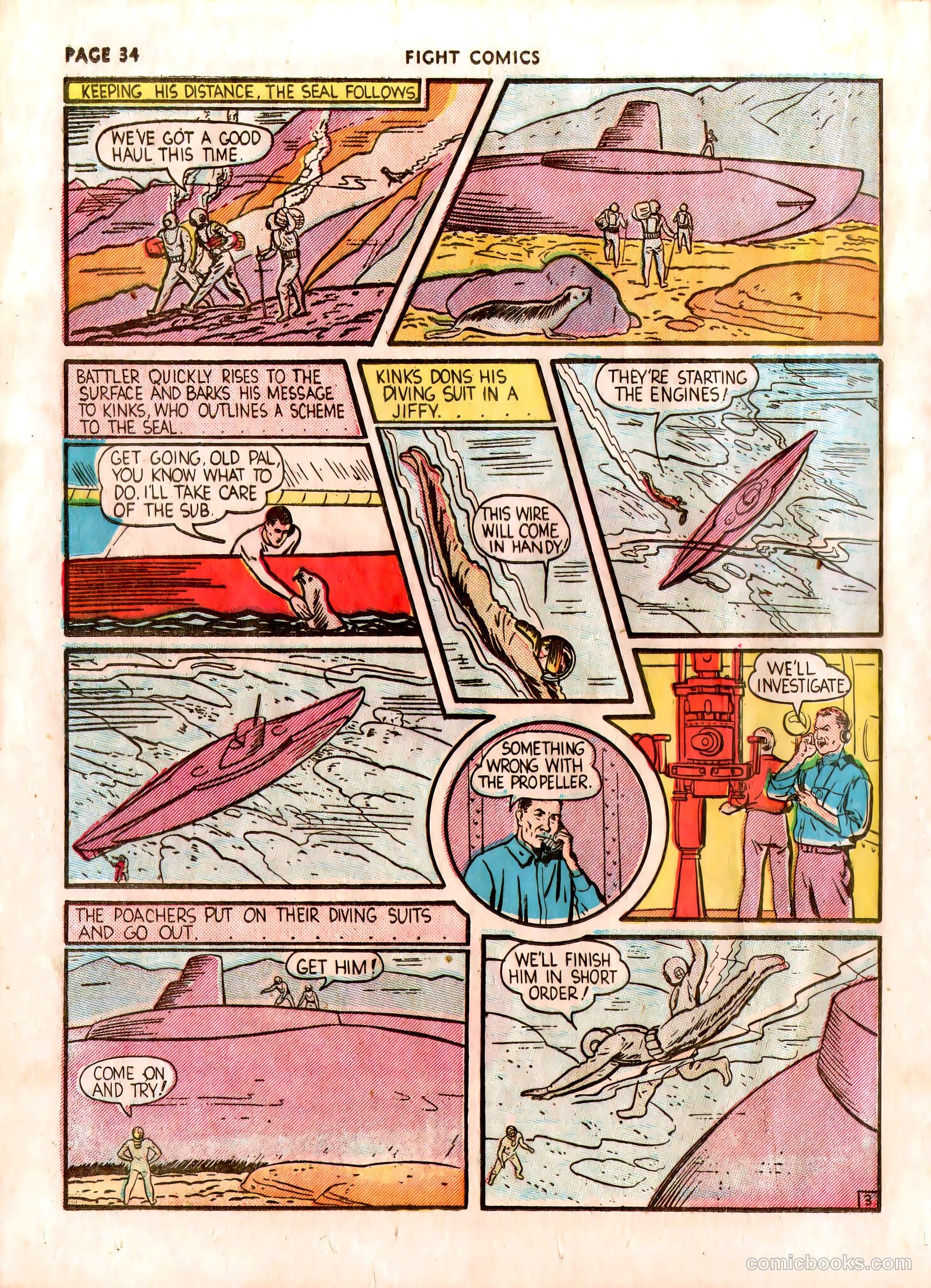 Fight Comics #7 (1940) — page 37 of 69